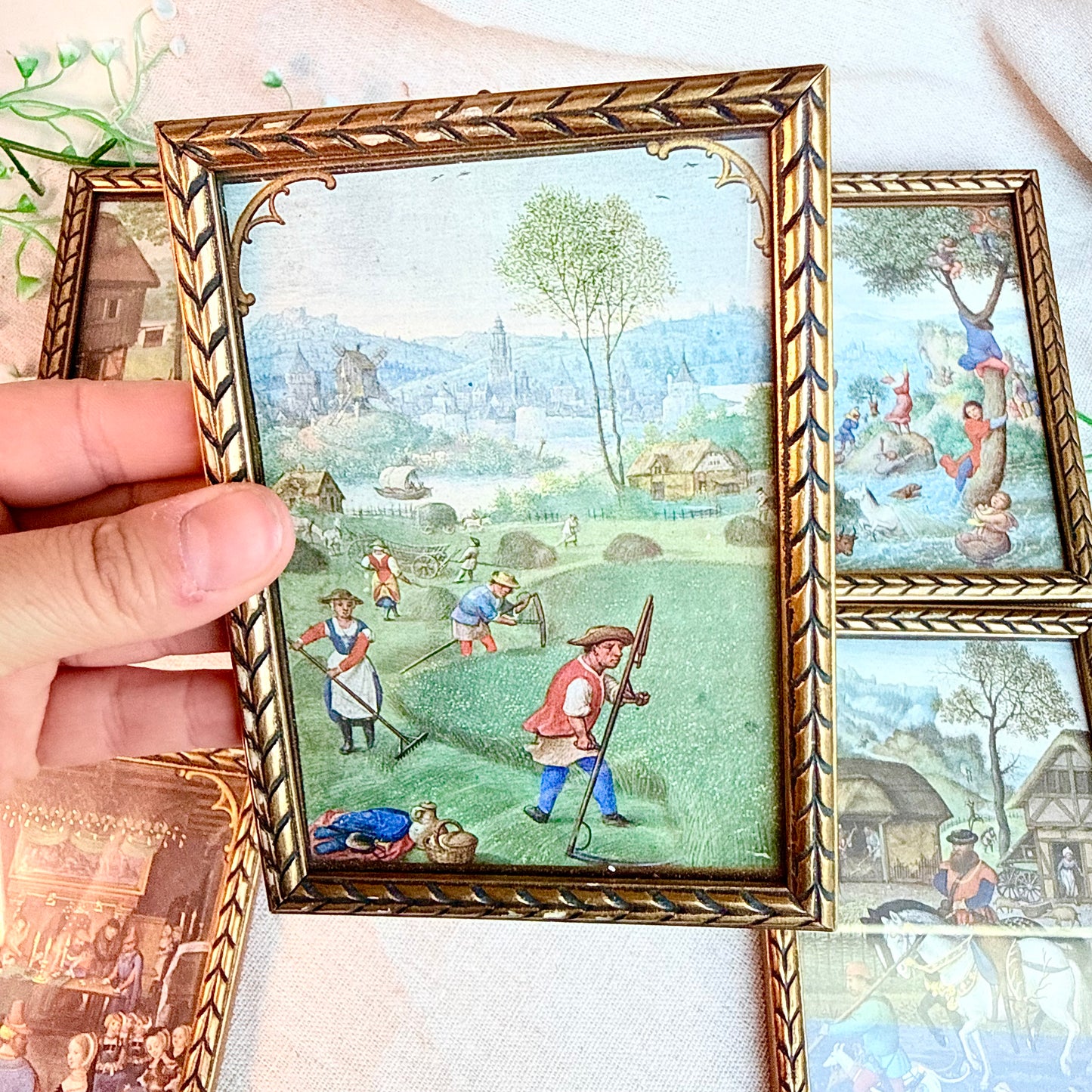 6er Set Mittelalter Drucke