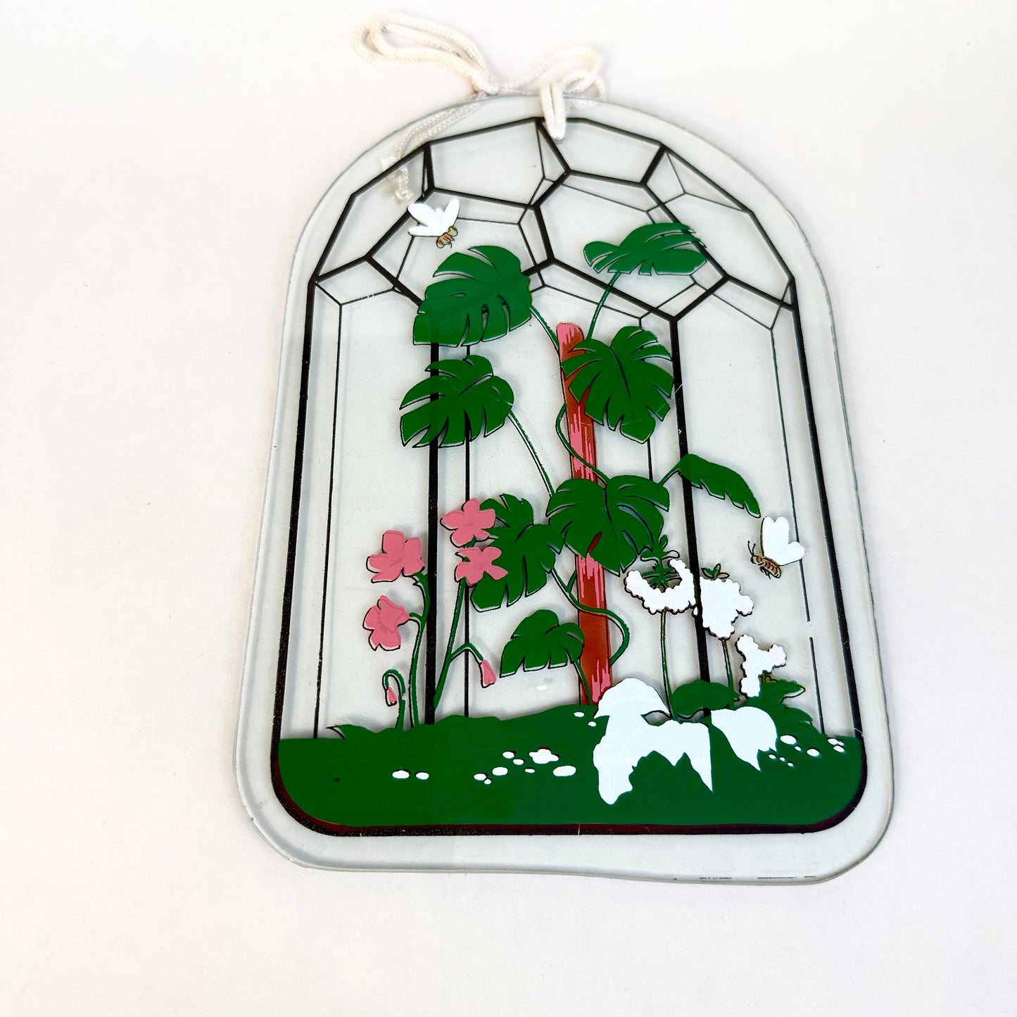 Glasbild Monstera