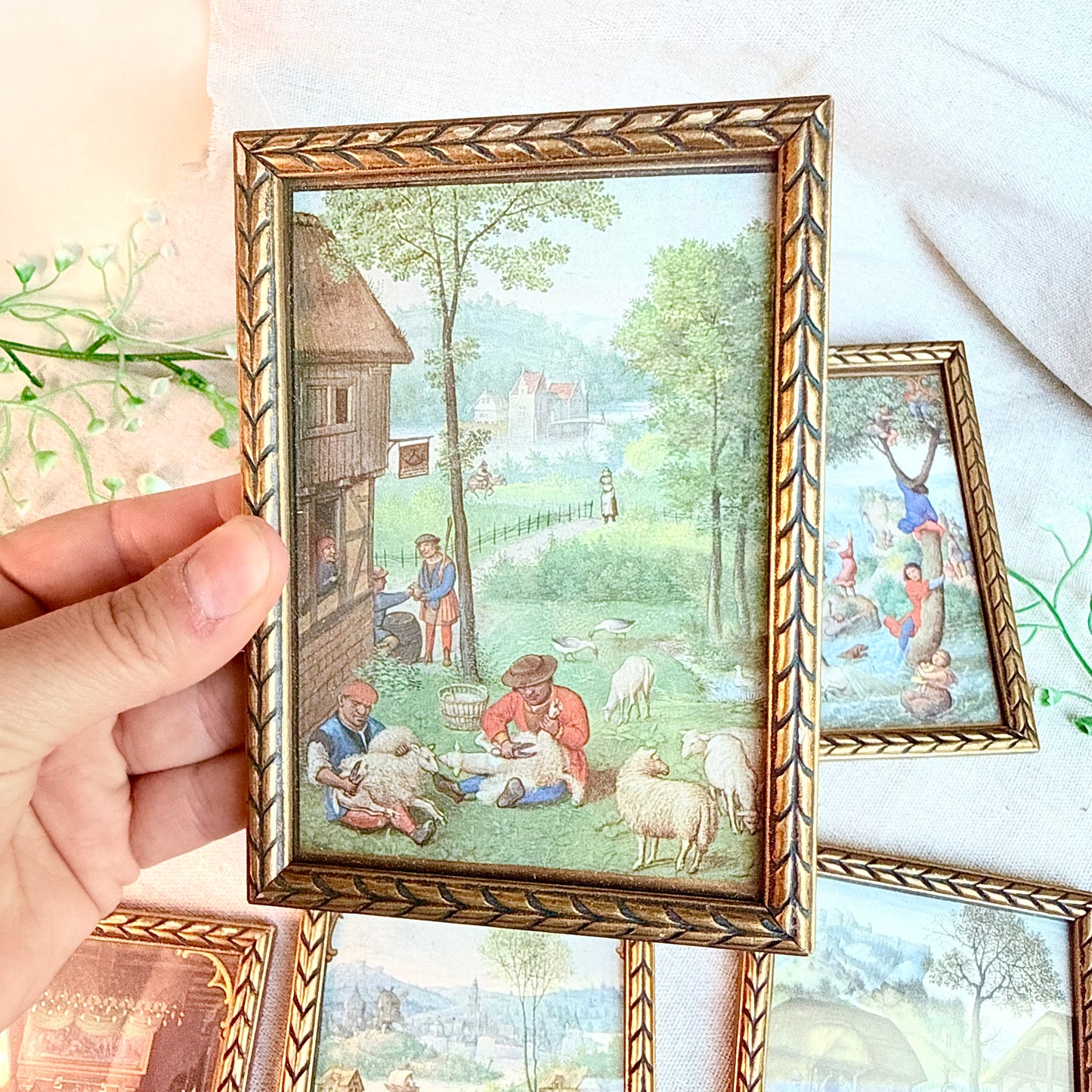 6er Set Mittelalter Drucke