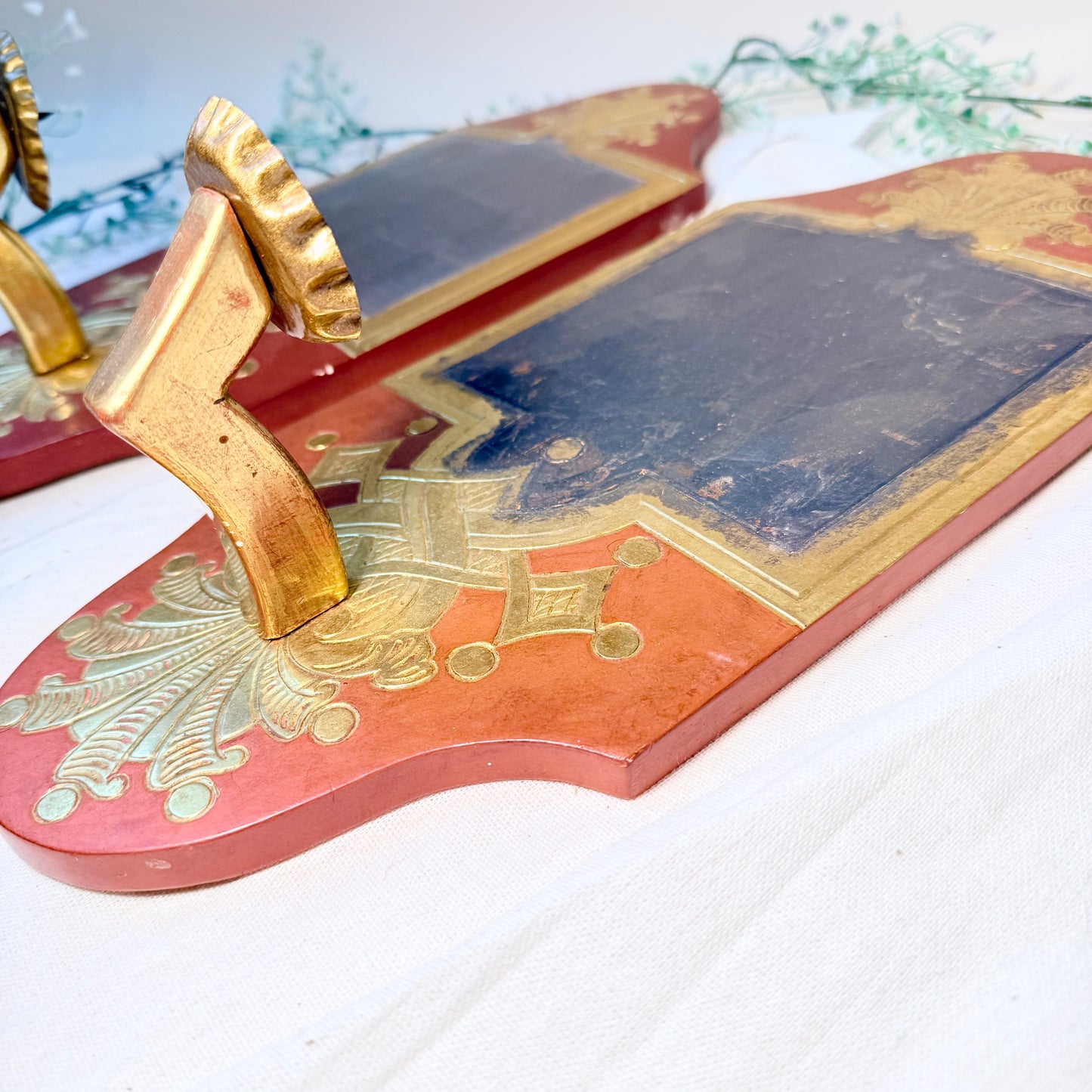 Set Kerzenhalter für die Wand
