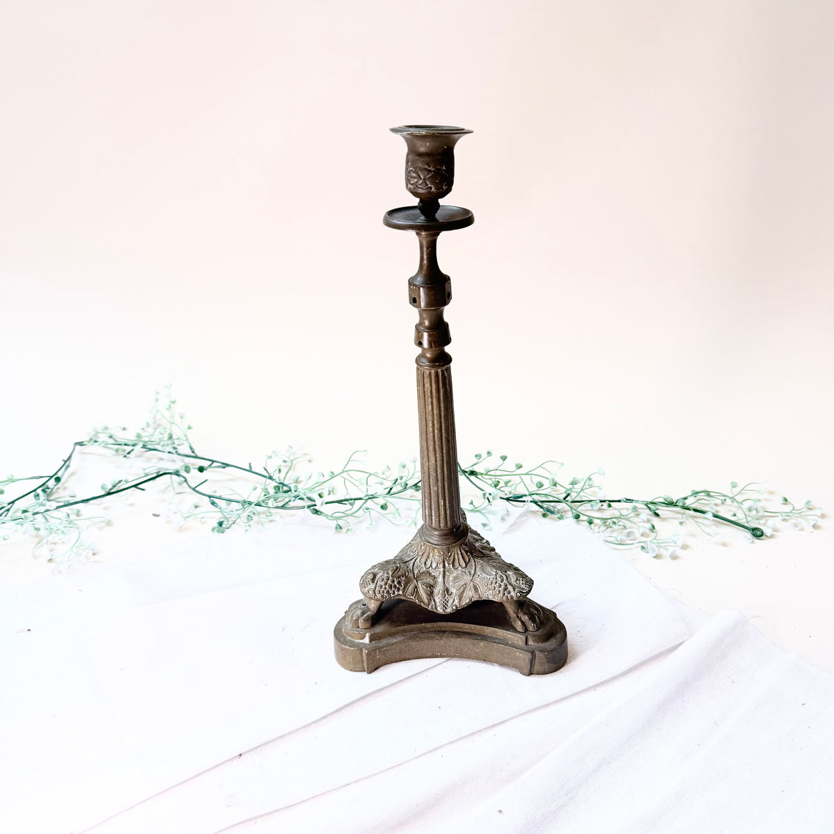 Kerzenständer Messing Tatzen