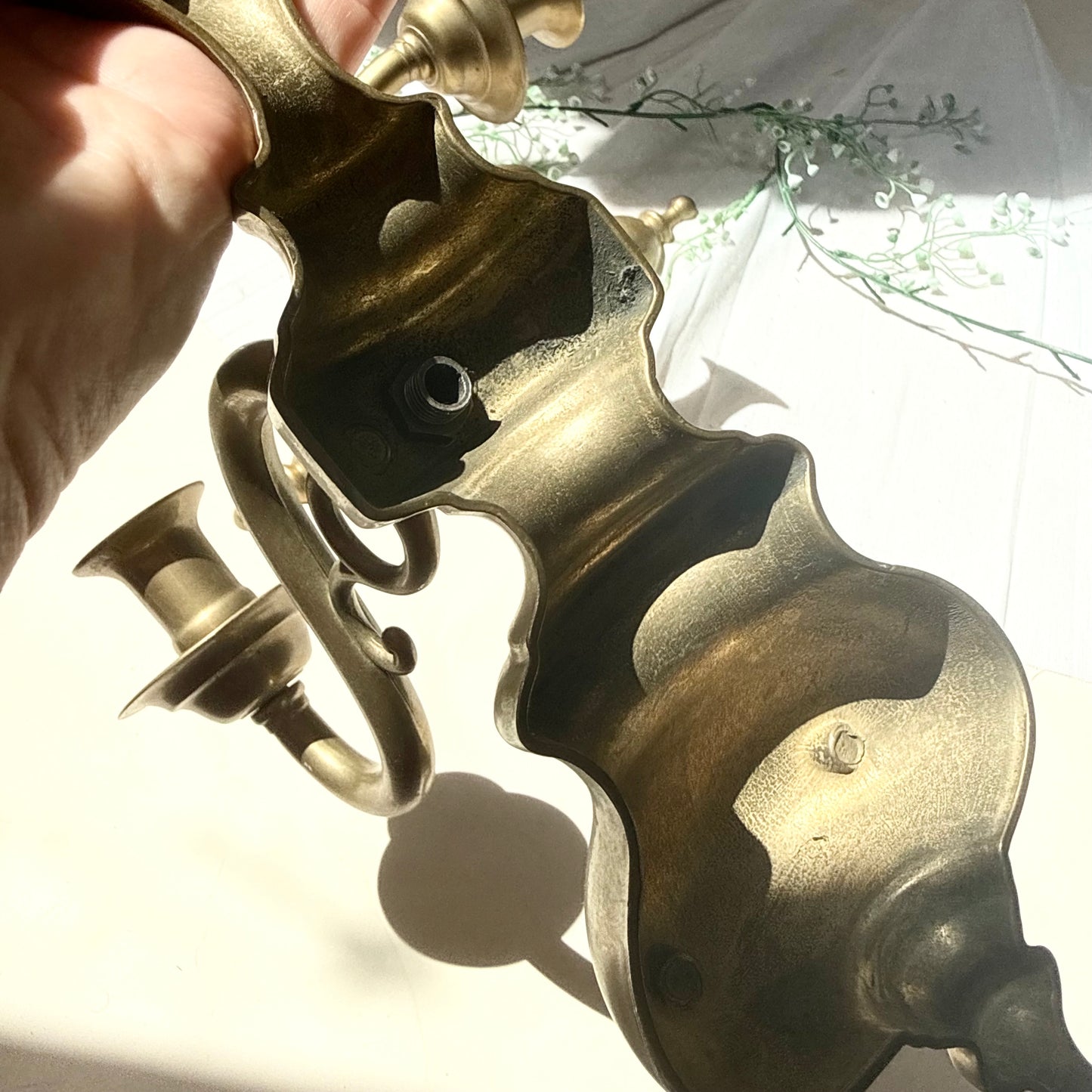 Kerzenhalter Wand
