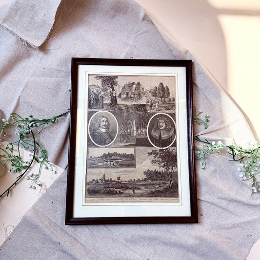 Gerahmter Stich pegnesischer Blumenorden