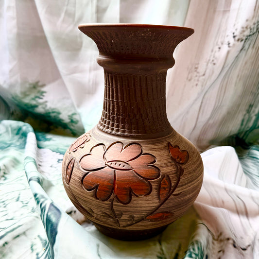 Vase handgemacht Terrakotta