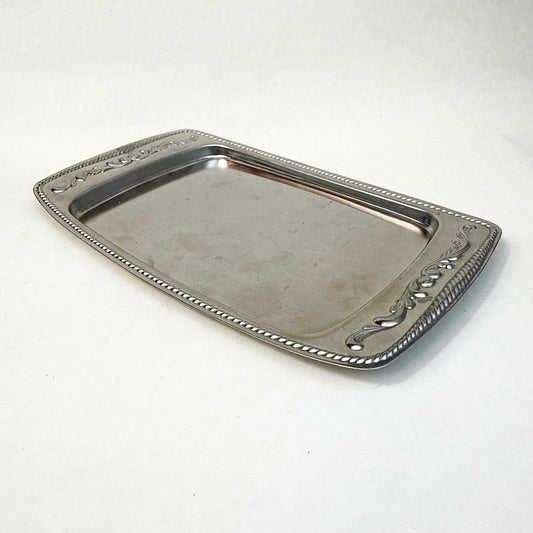 Serviertablett silber