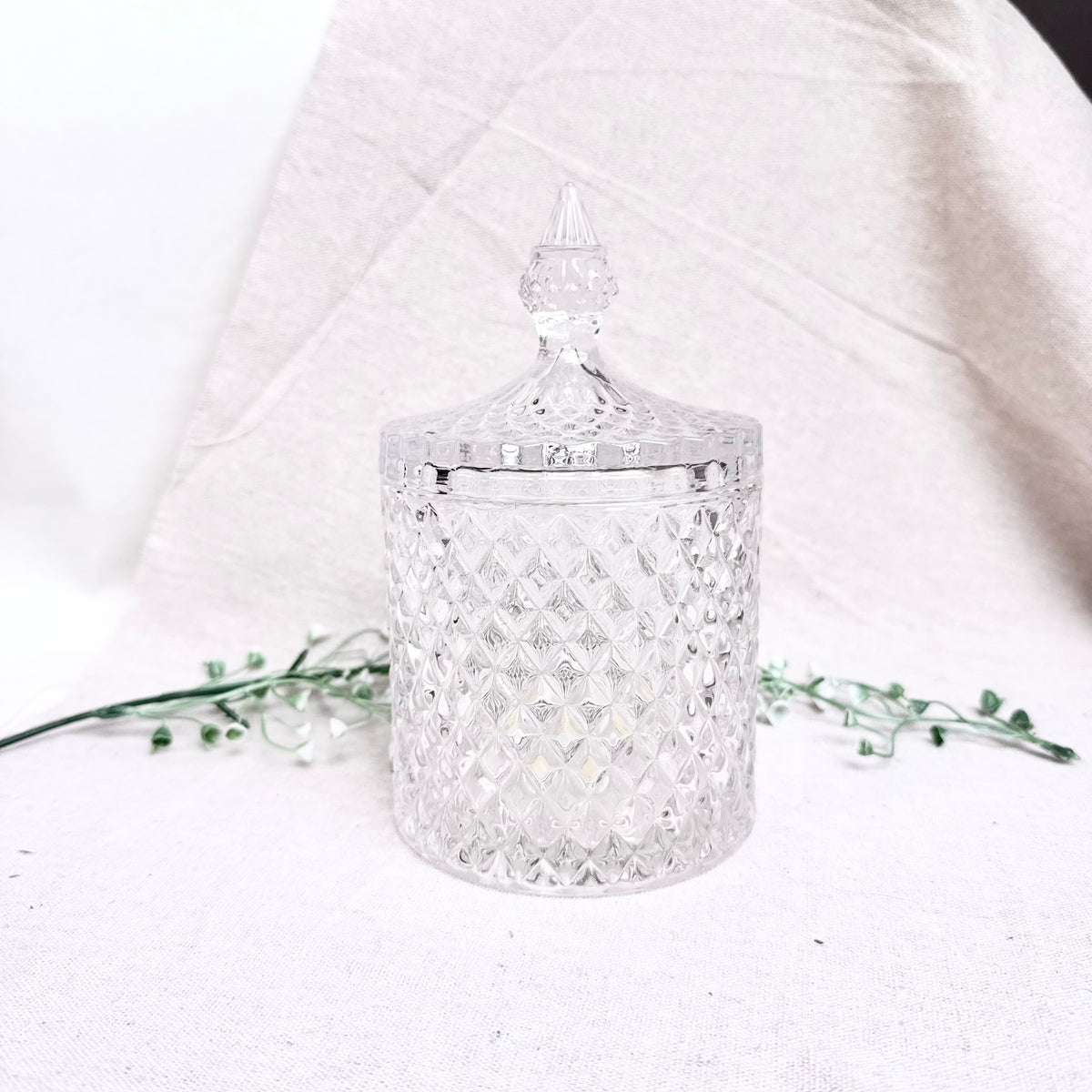 Glasdose mit Deckel