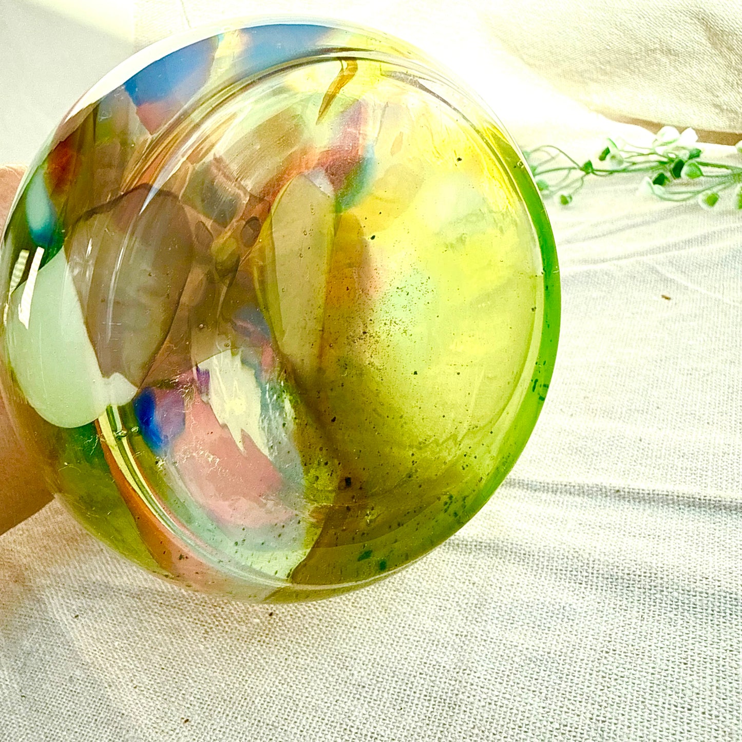 Bunte Glasvase Joska