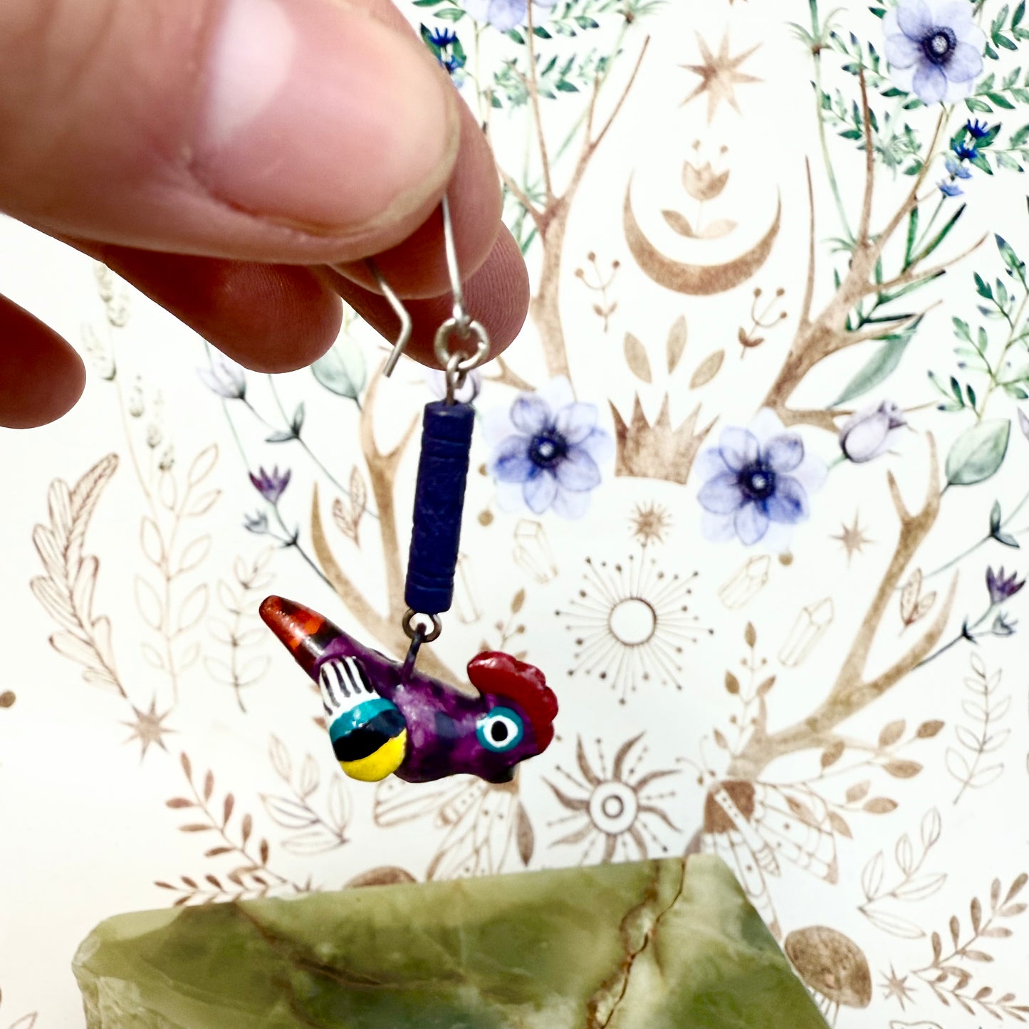 Ohrringe Vögel handgemacht Peru