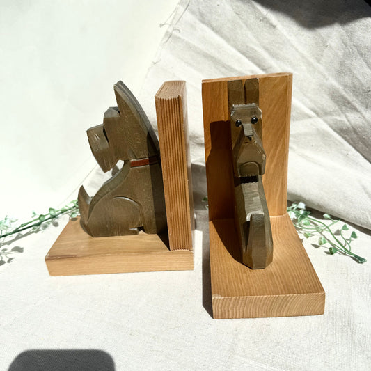 Buchstützen Hunde