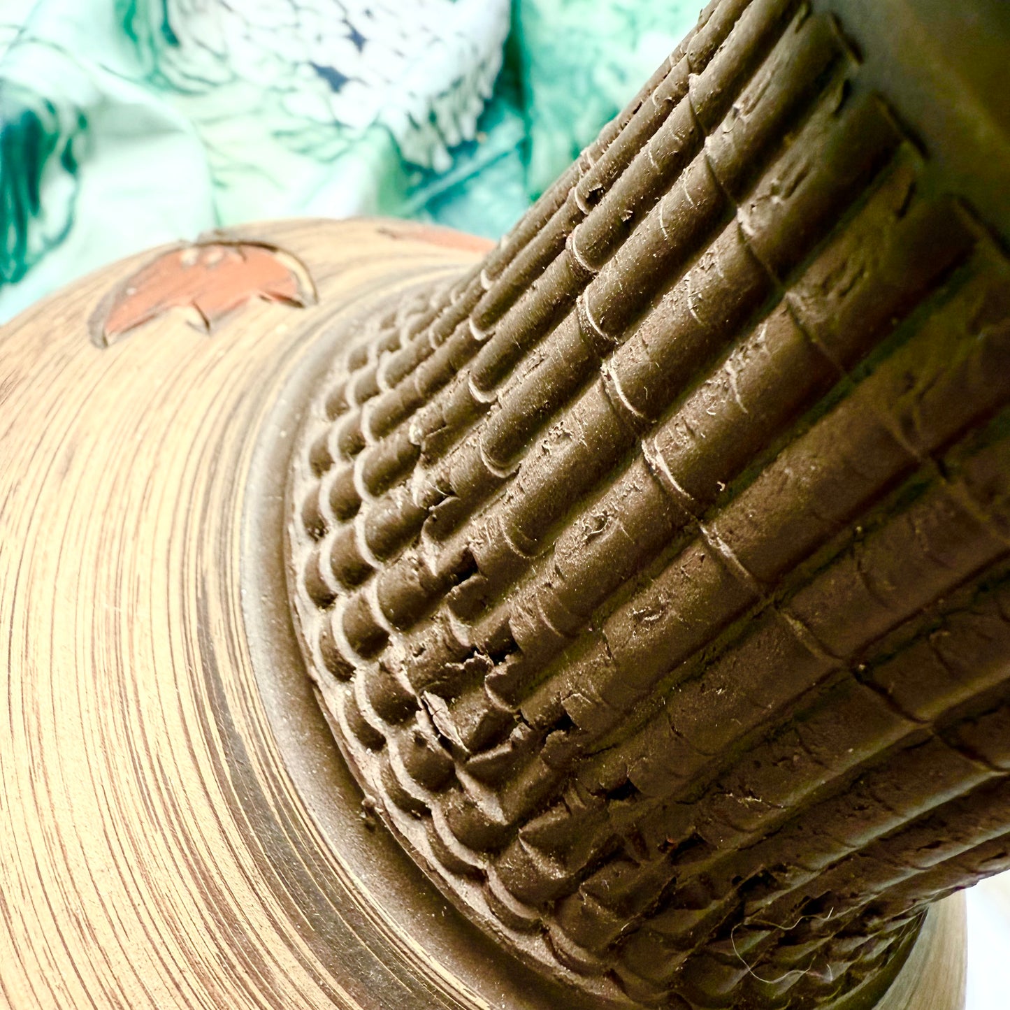 Vase handgemacht Terrakotta