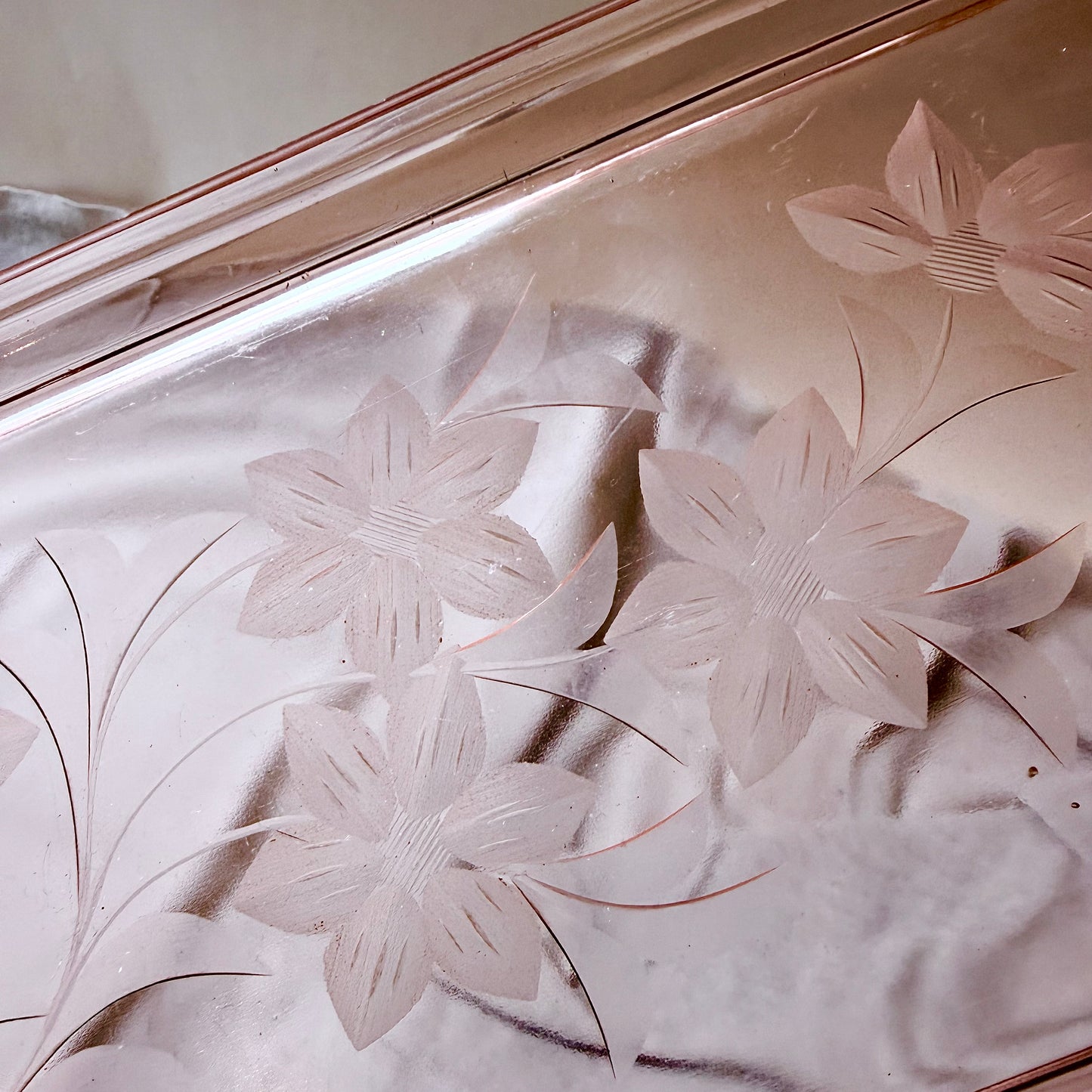 Glastablett graviert