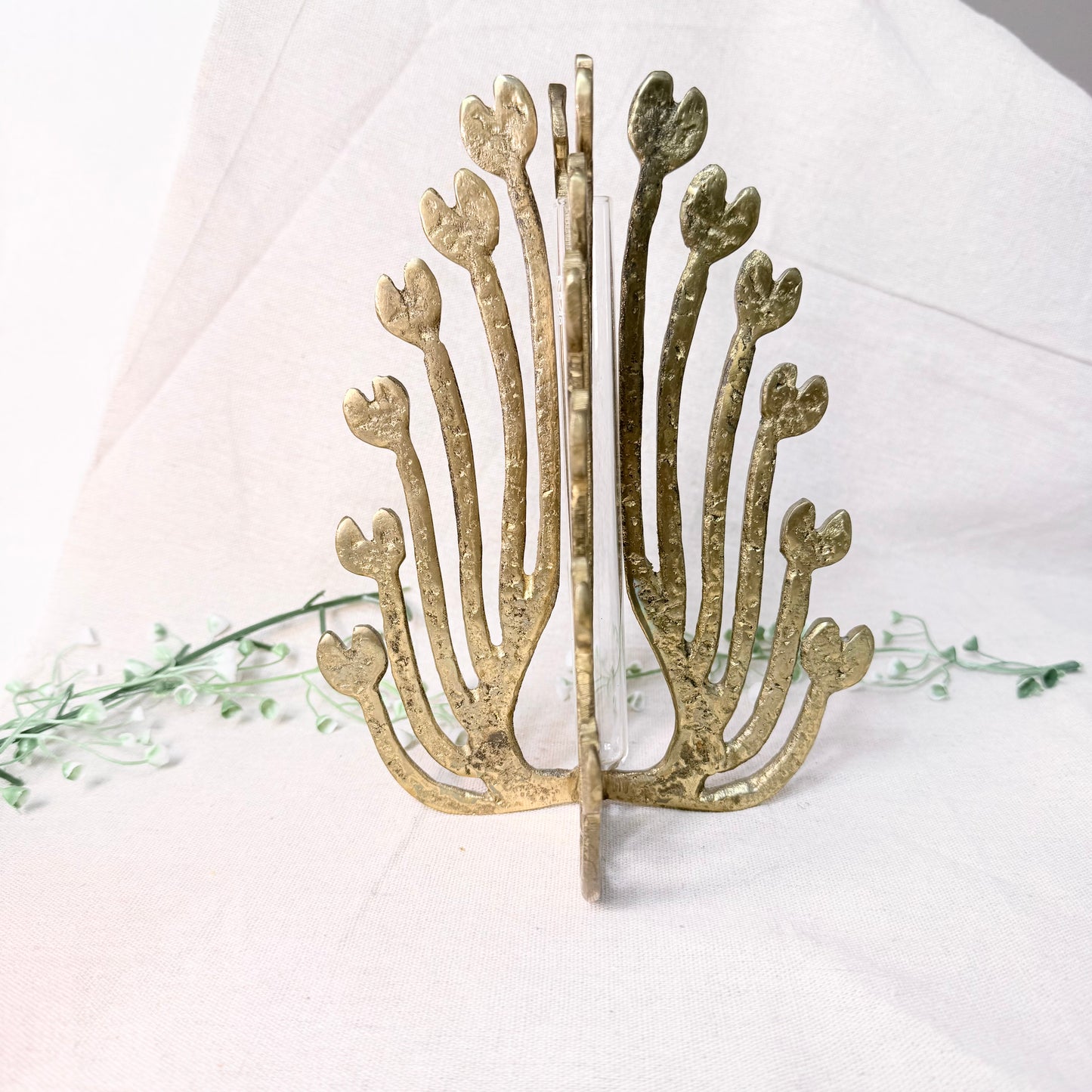 Brutalismus Vase Bronze