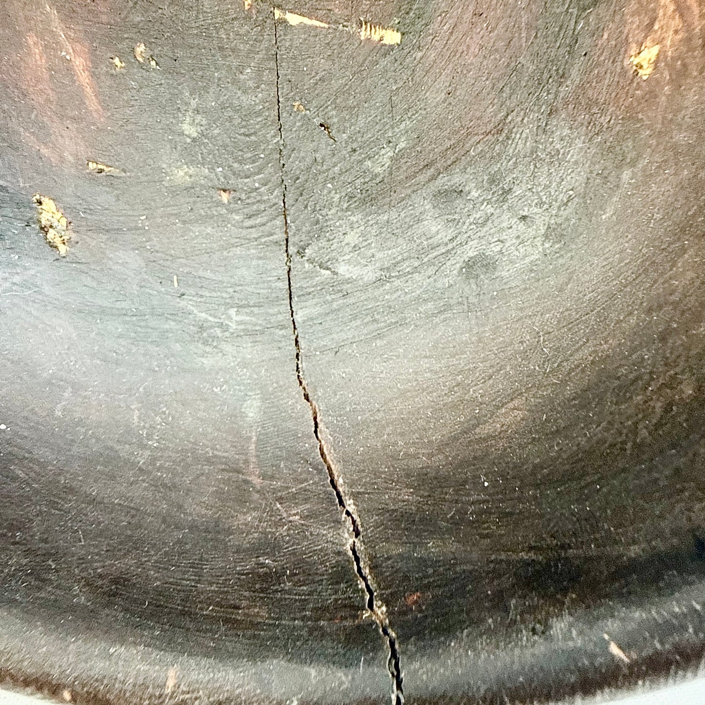 Holz Schale mit Keramikscheiben