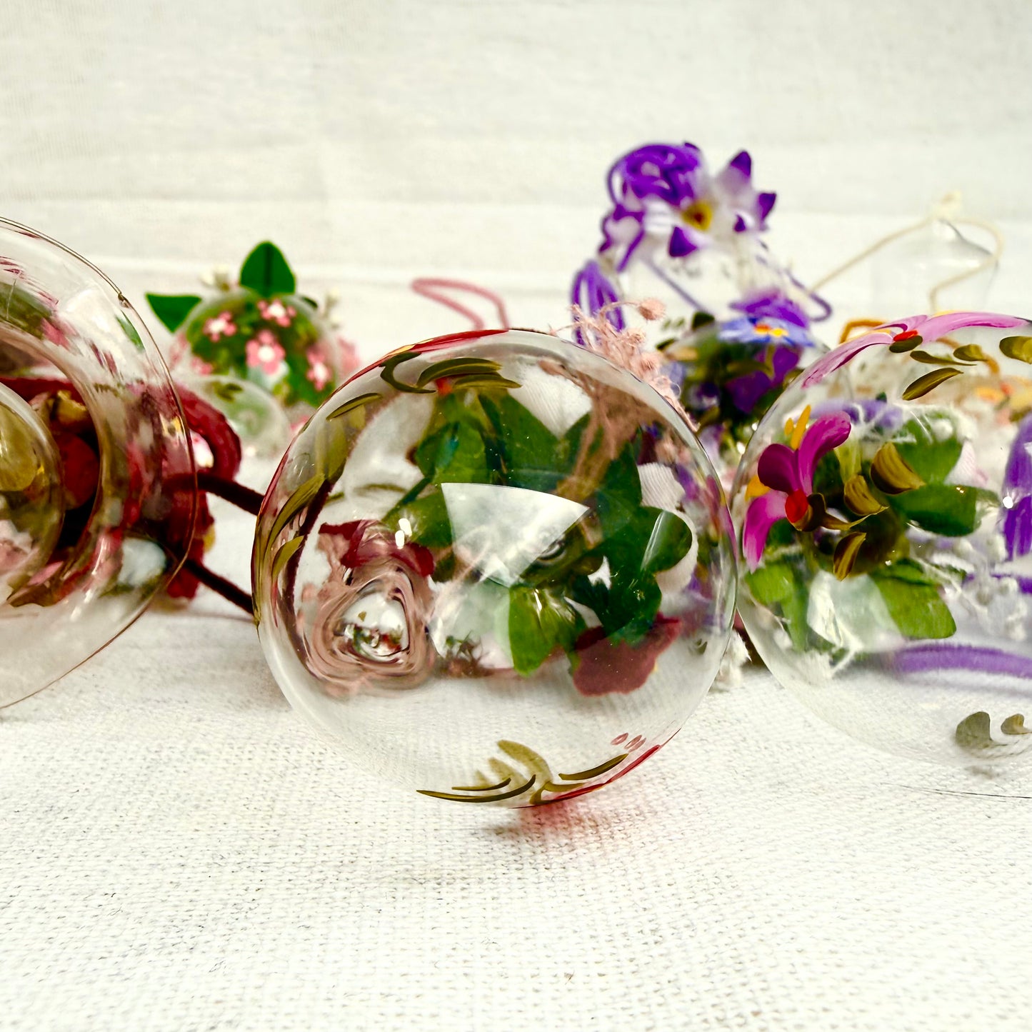 Handbemalte Osterdeko Glas