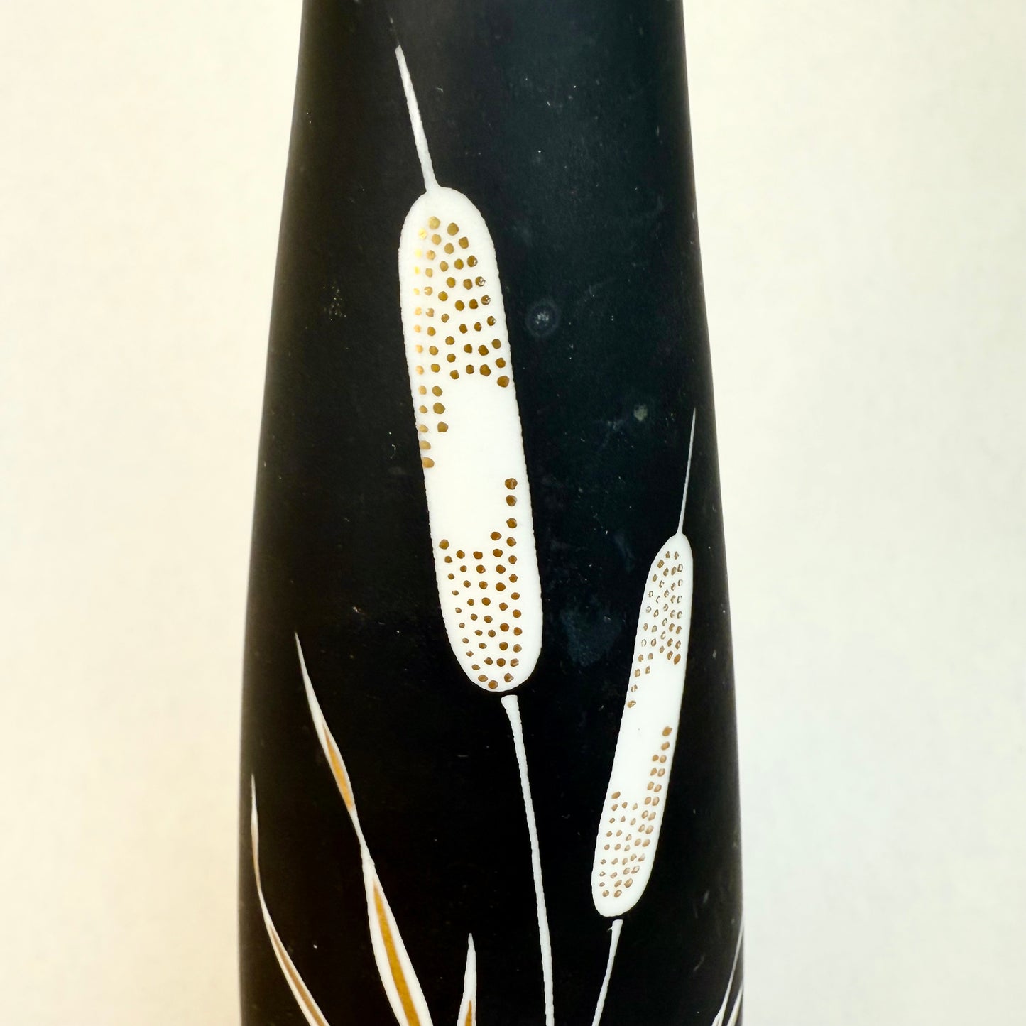 Vase Schilf schwarz