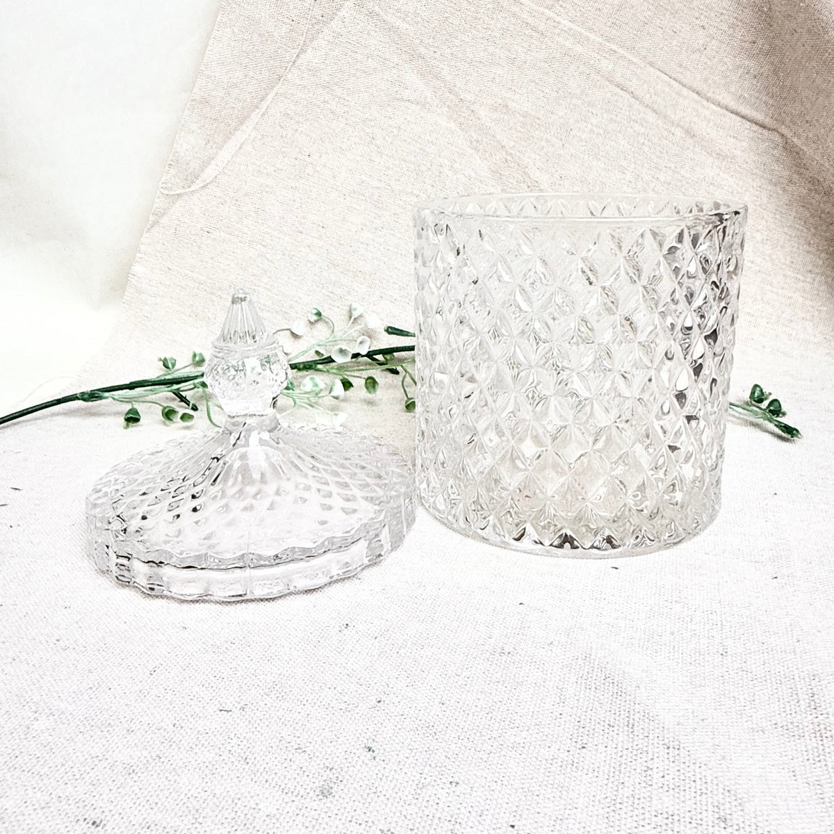 Glasdose mit Deckel