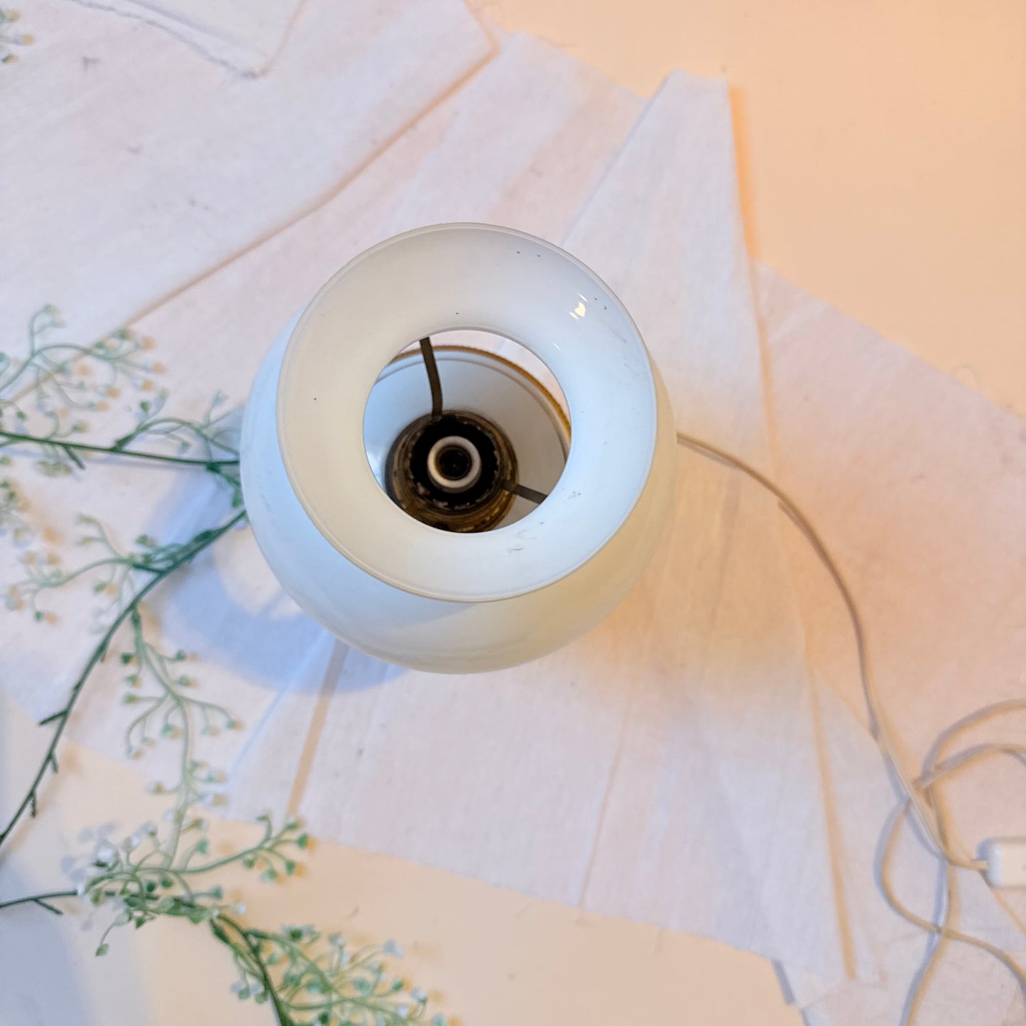 Tischlampe Rosen