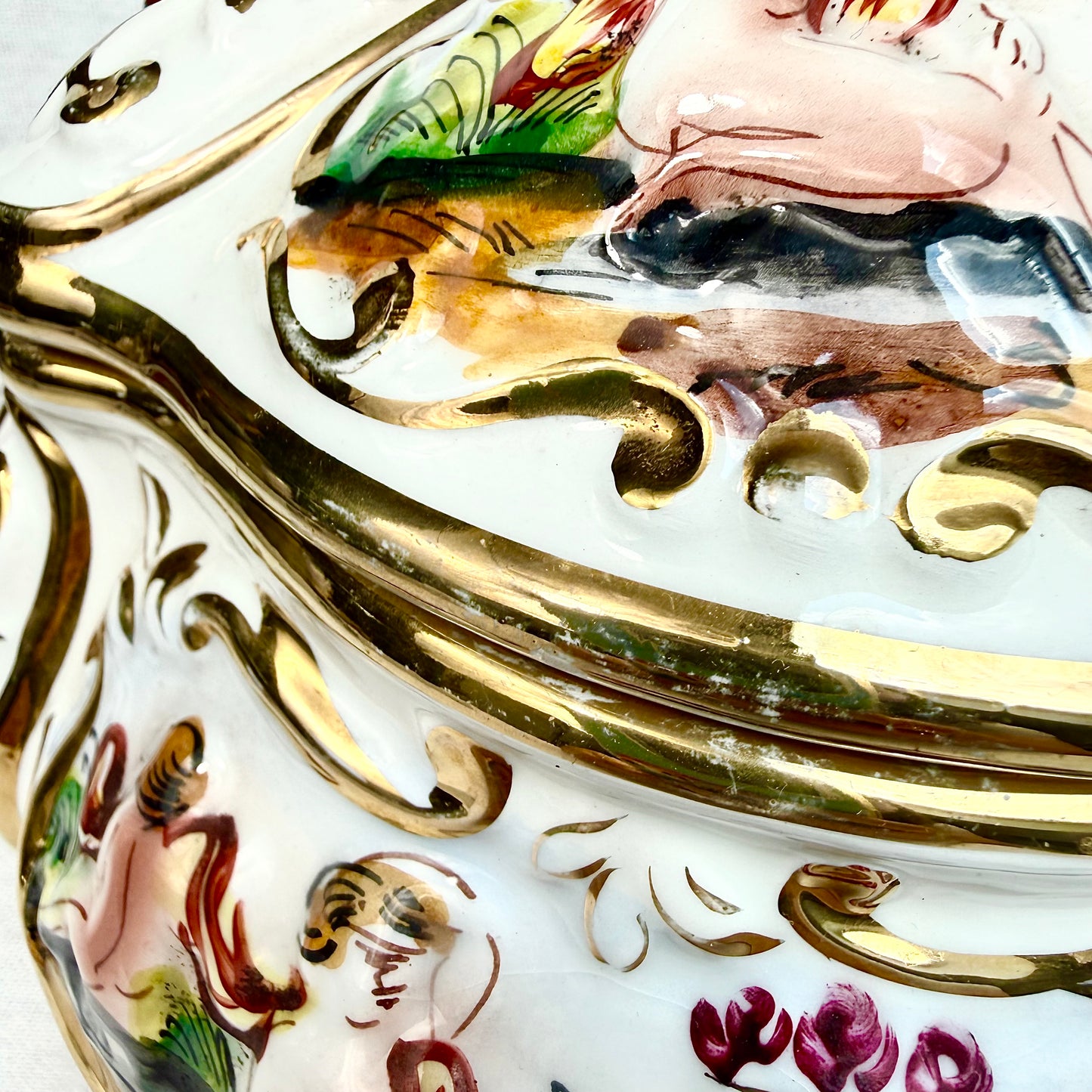 Capodimonte Keramik Dose