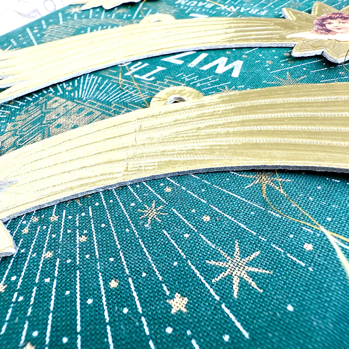 Dresdner Pappe 3er Set gold Weihnachtsstern