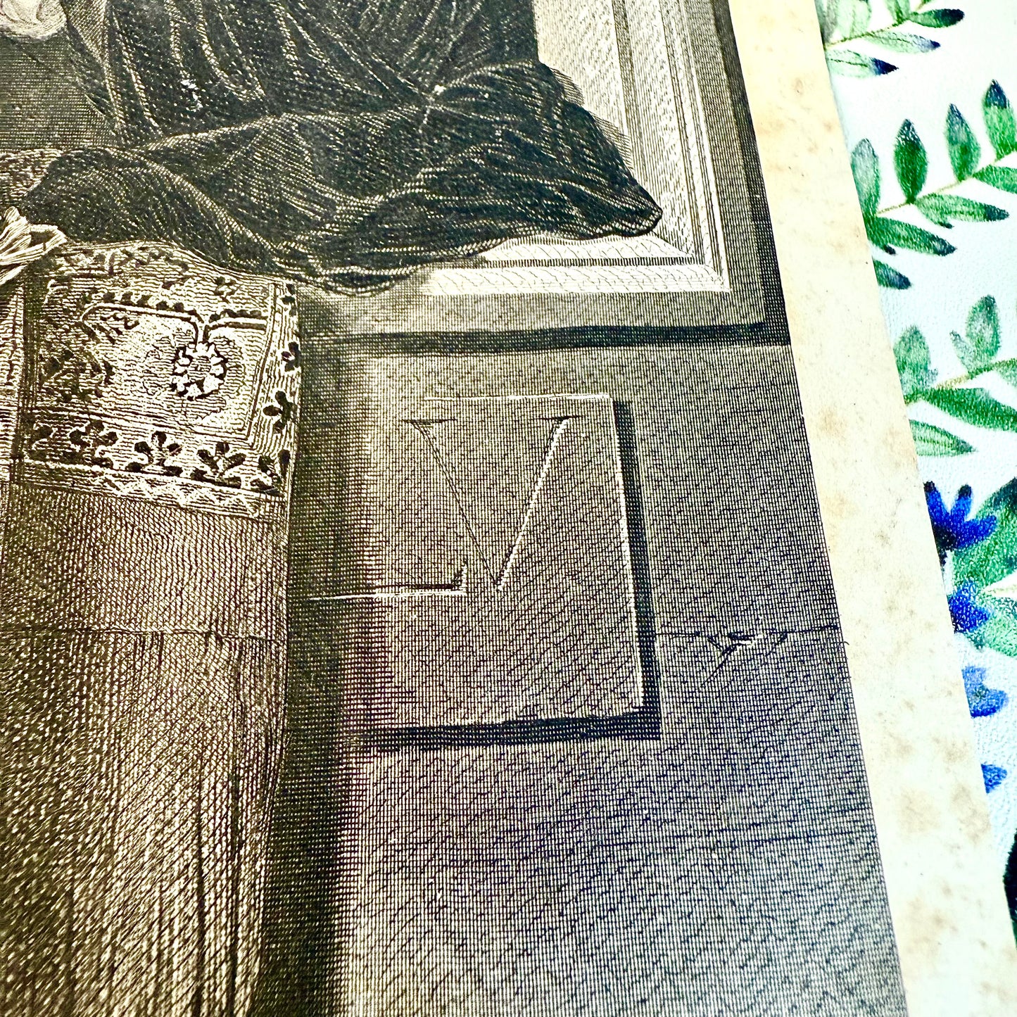 Stahlstich „Die Sängerin“