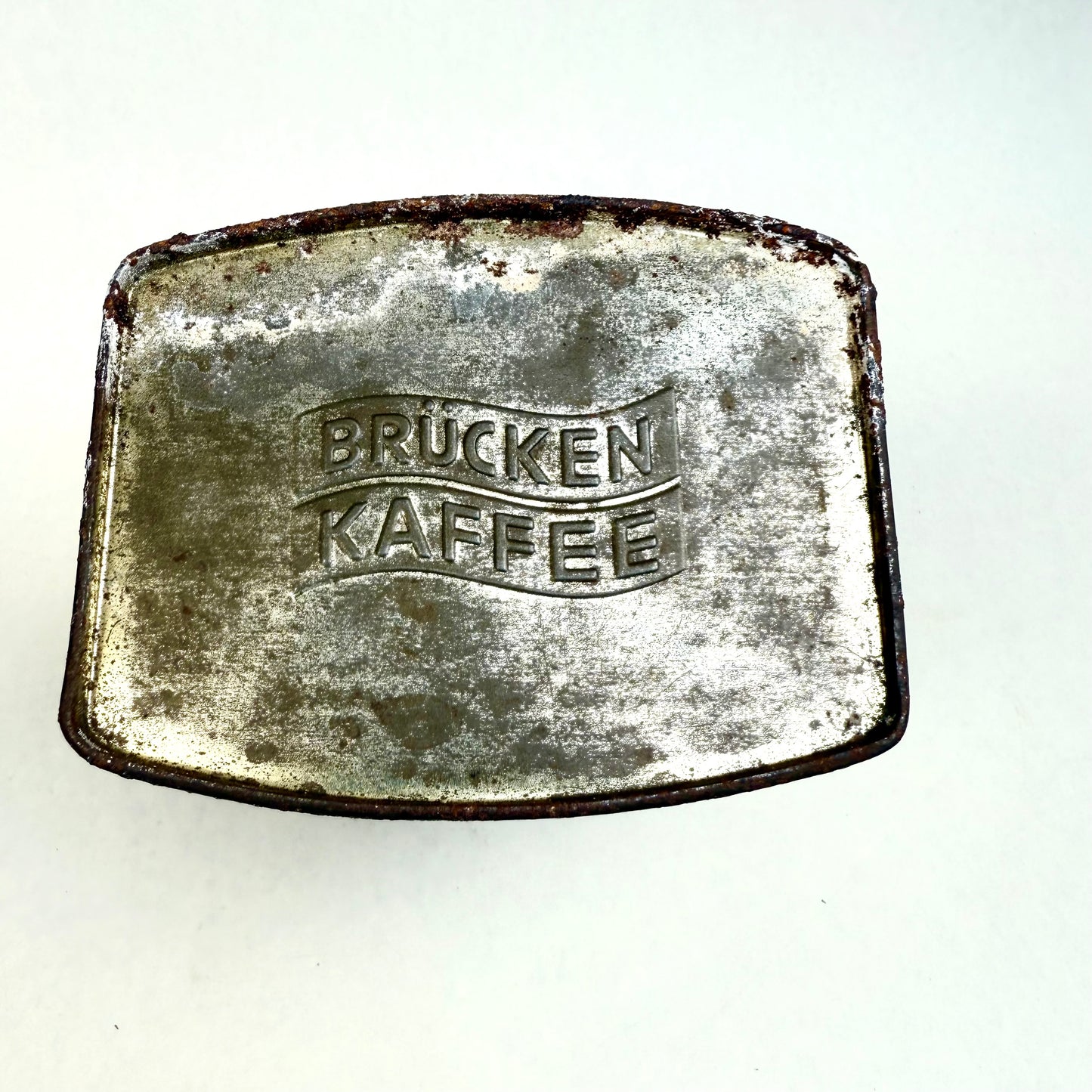 Blechdose Brücken Kaffee