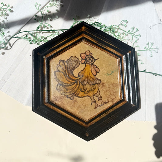 Hahn Wandteller