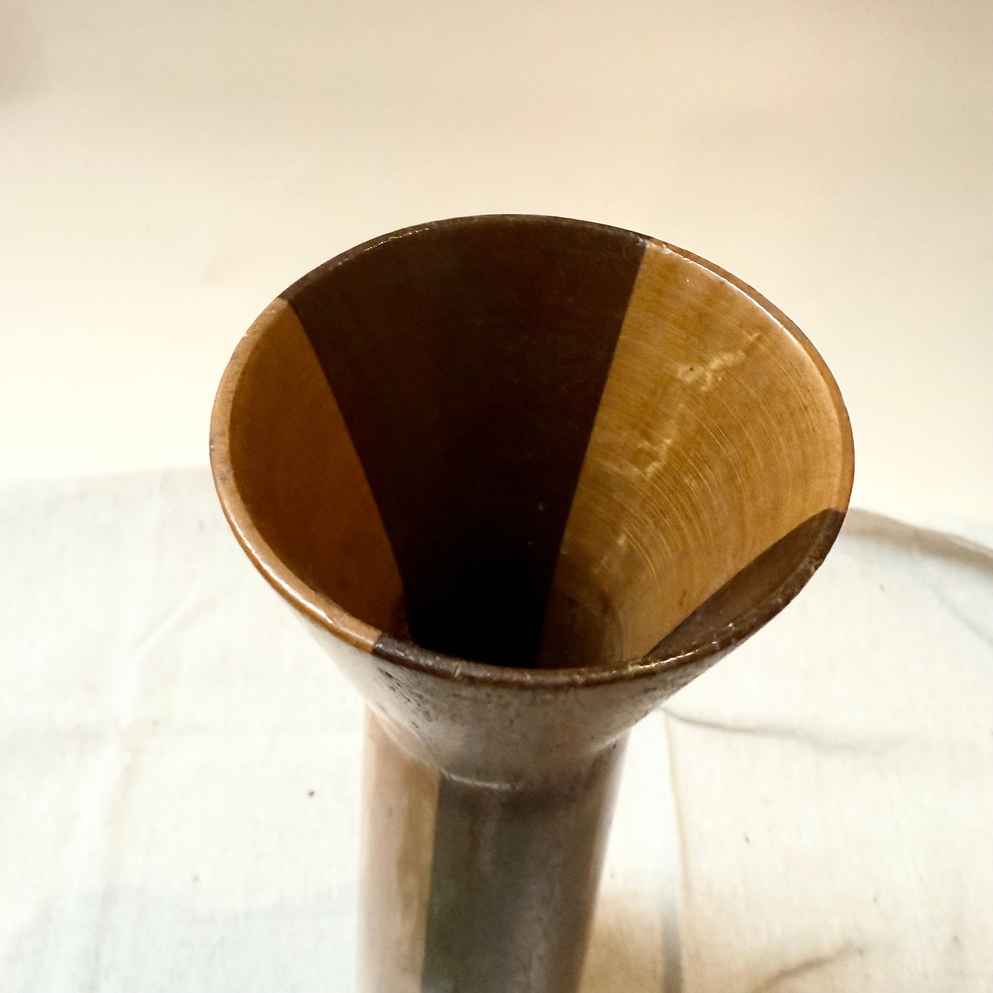 Vase zweifarbig
