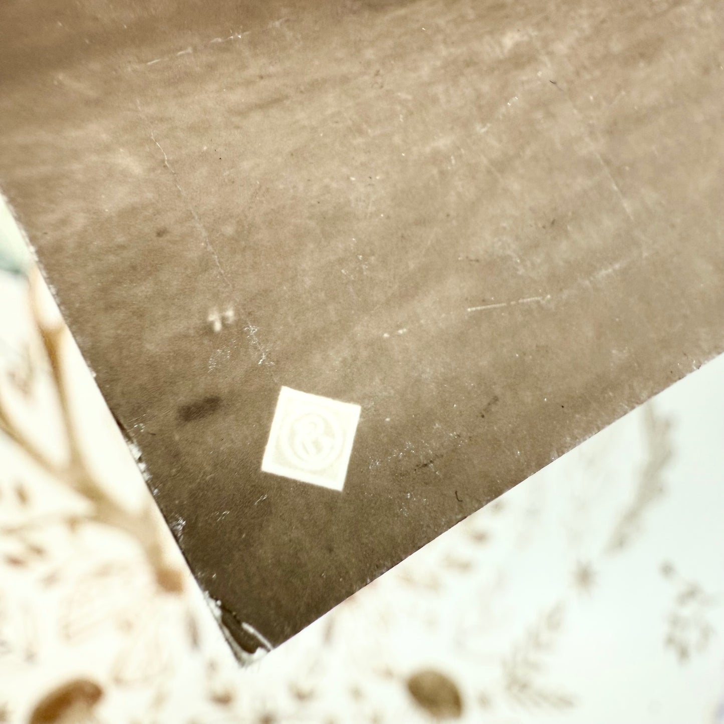 Tschechische Postkarte antik nachkoloriert