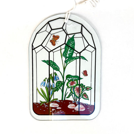 Glasbild Pflanzen