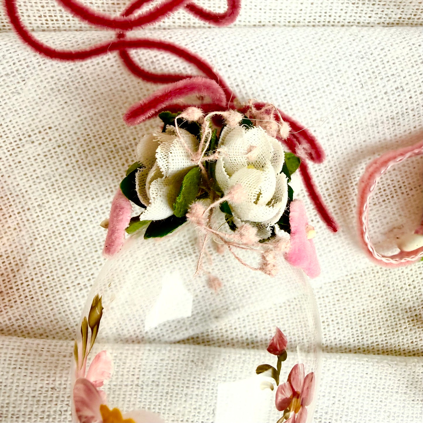 Handbemalte Osterdeko Glas