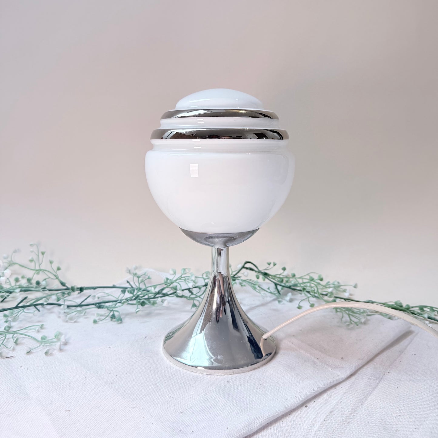 Chrom Lampe Space Age