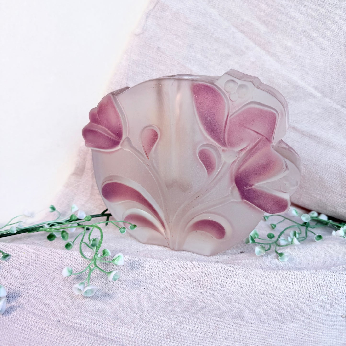 Blumenvase Walther Glas lila