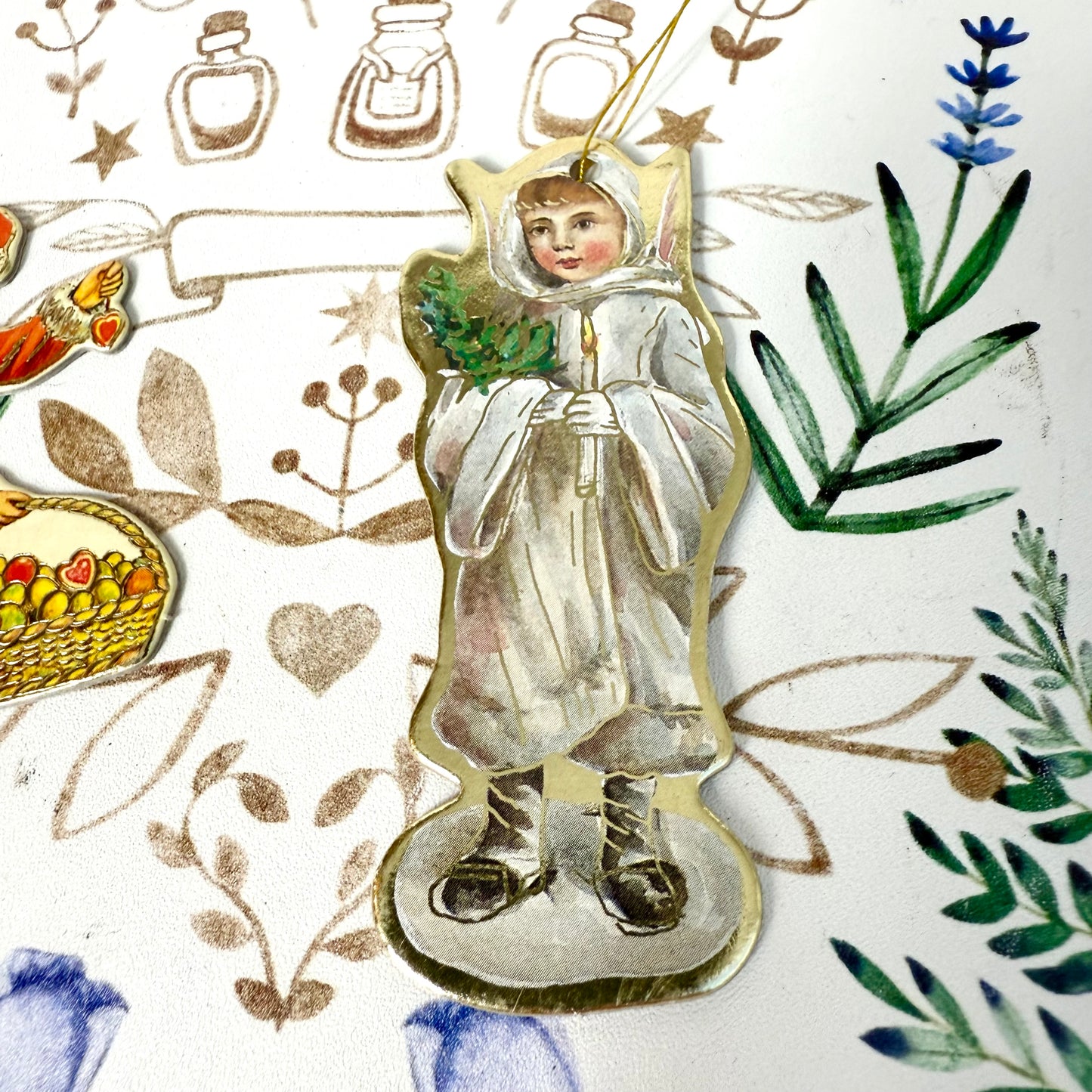 Christbaumschmuck traditionell Pappe