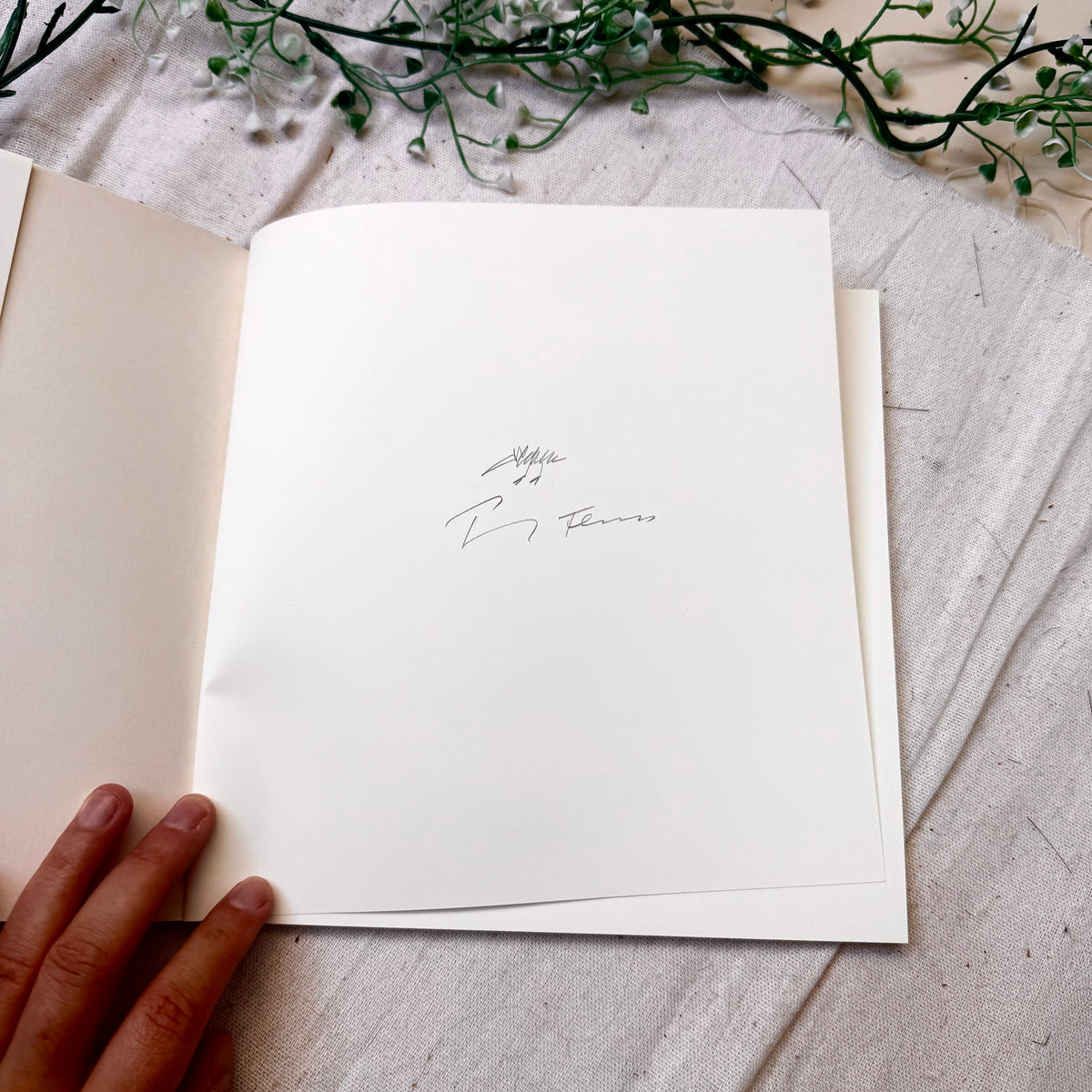 Signiertes Paul Flora Buch