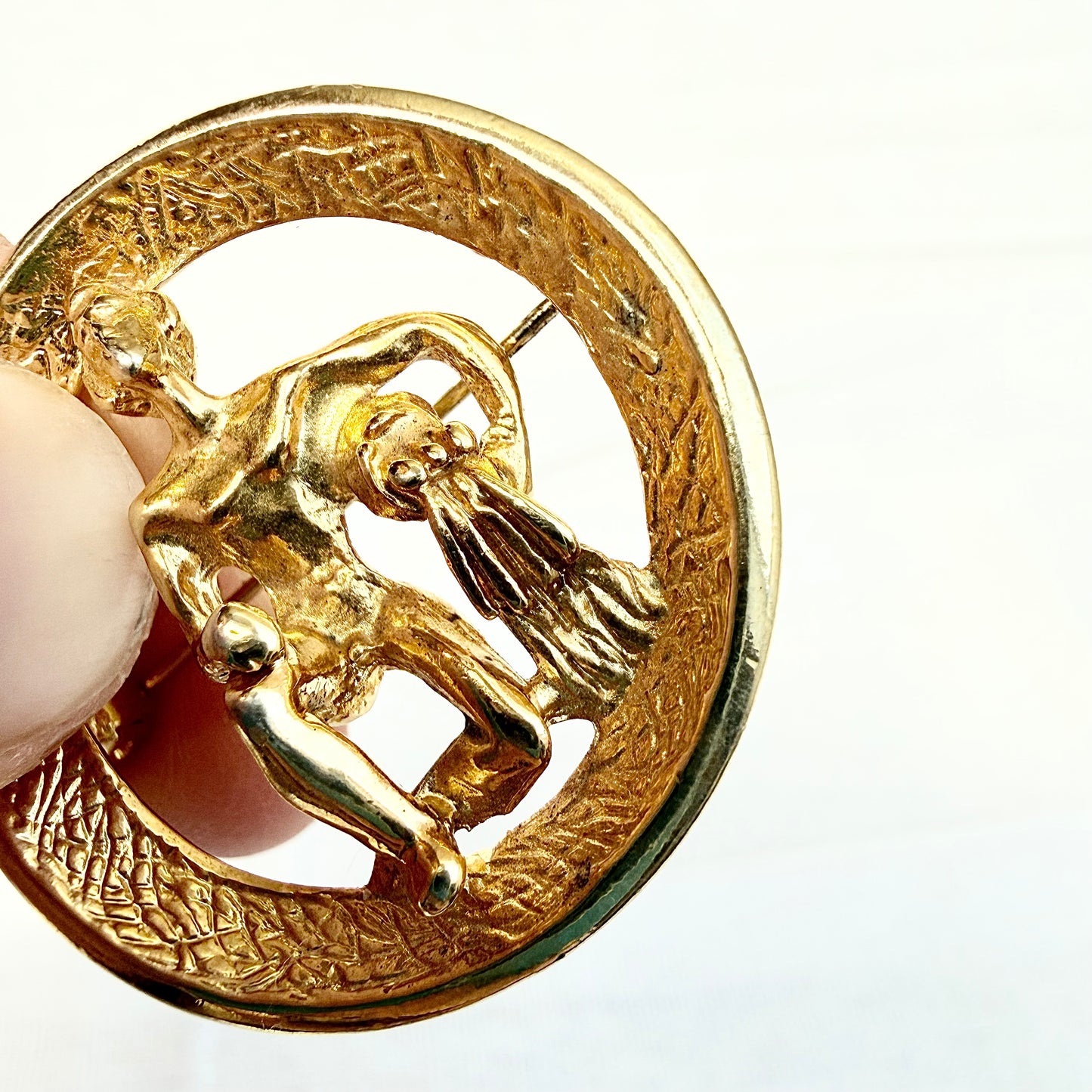 Trifari Sternzeichen Brosche Wassermann