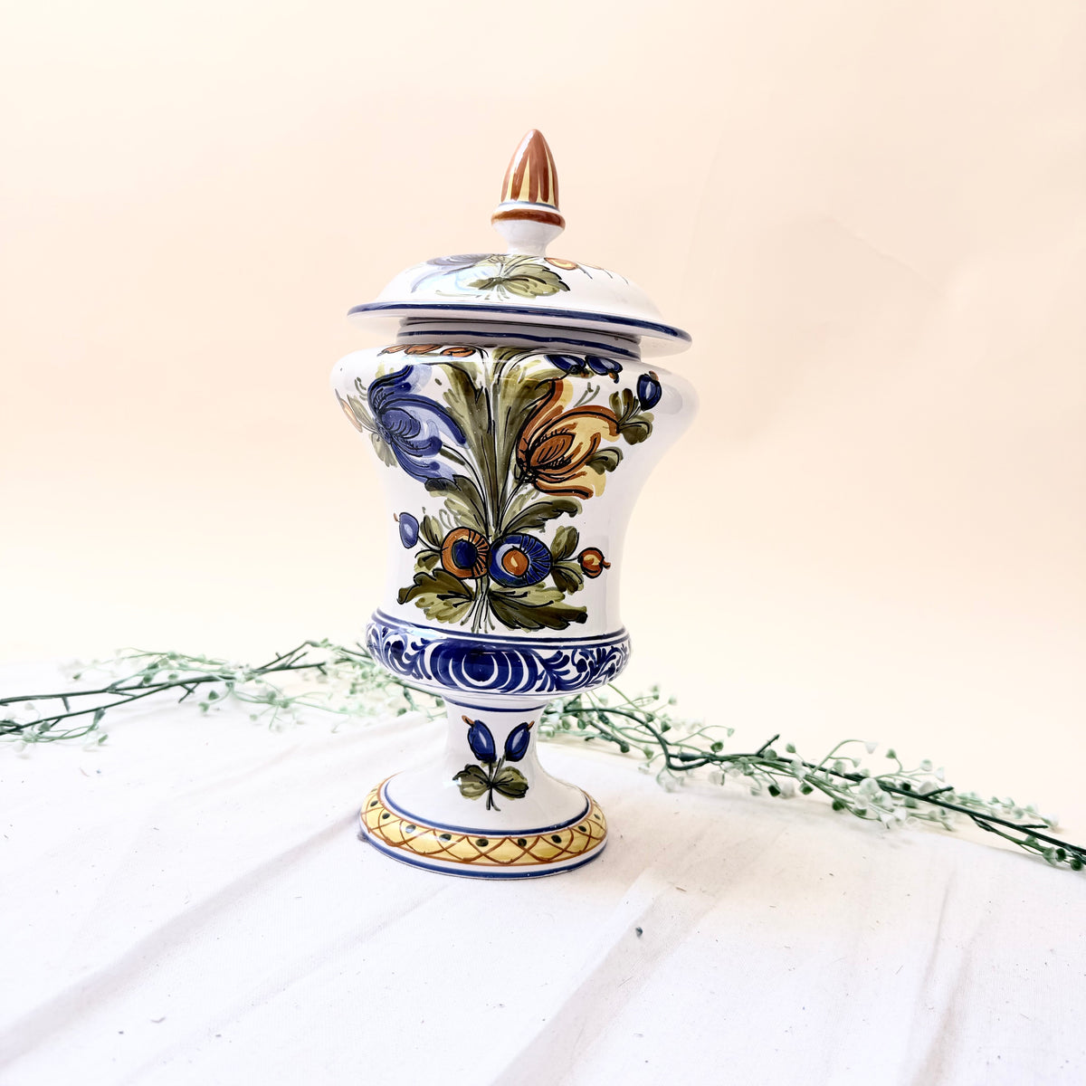 Deckelvase Italien
