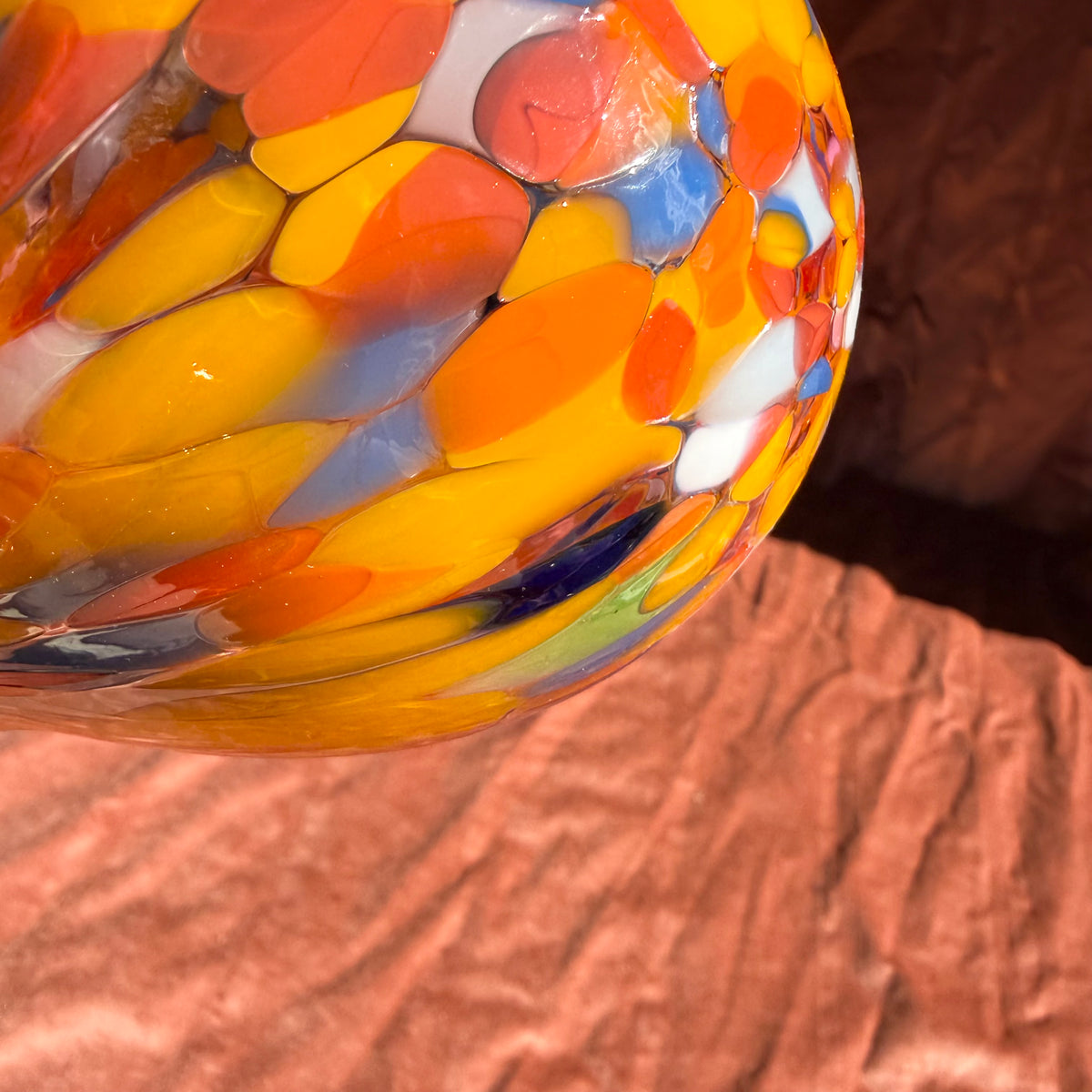 Bewässerungskegel mundgeblasen orange