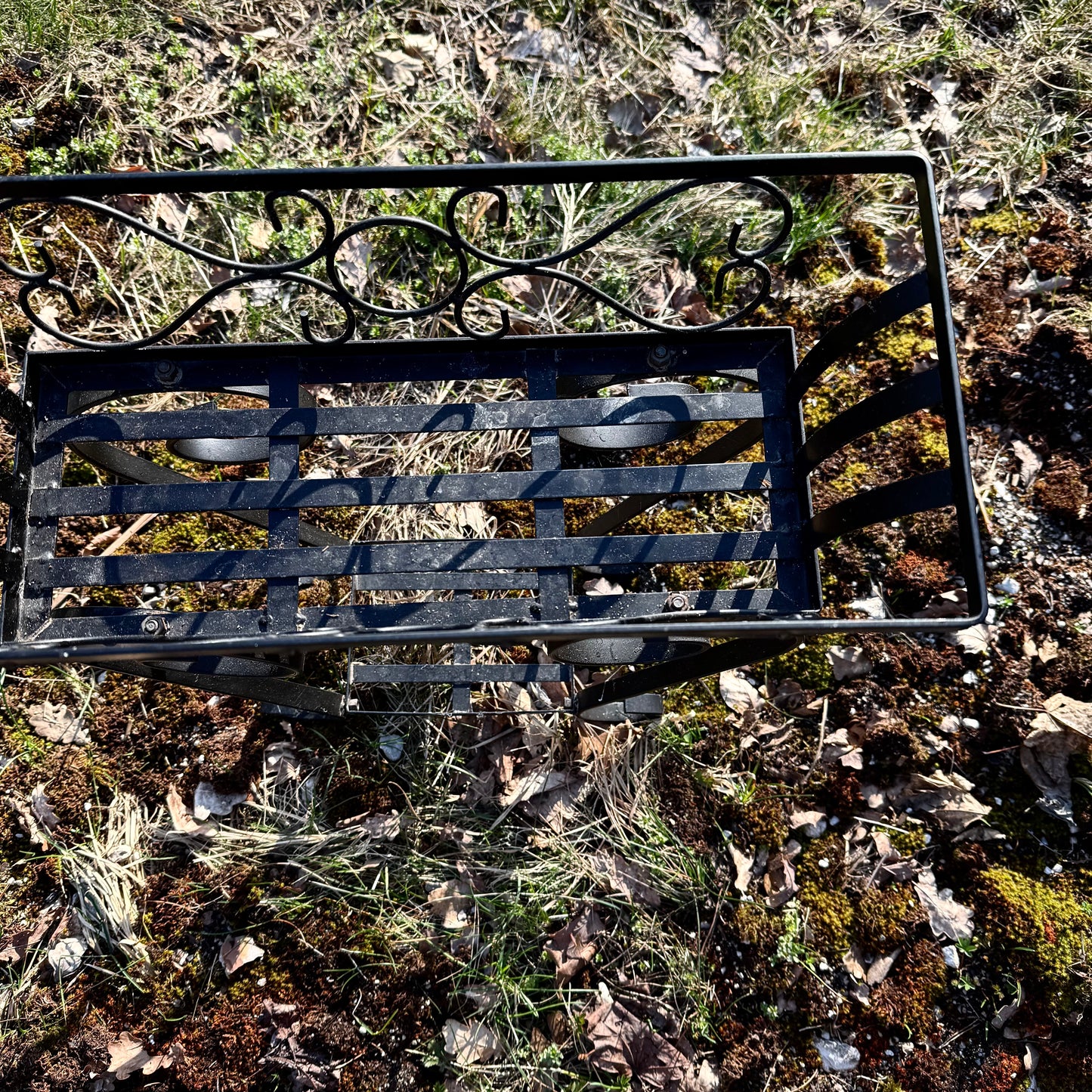 Pflanzregal Metall schwarz