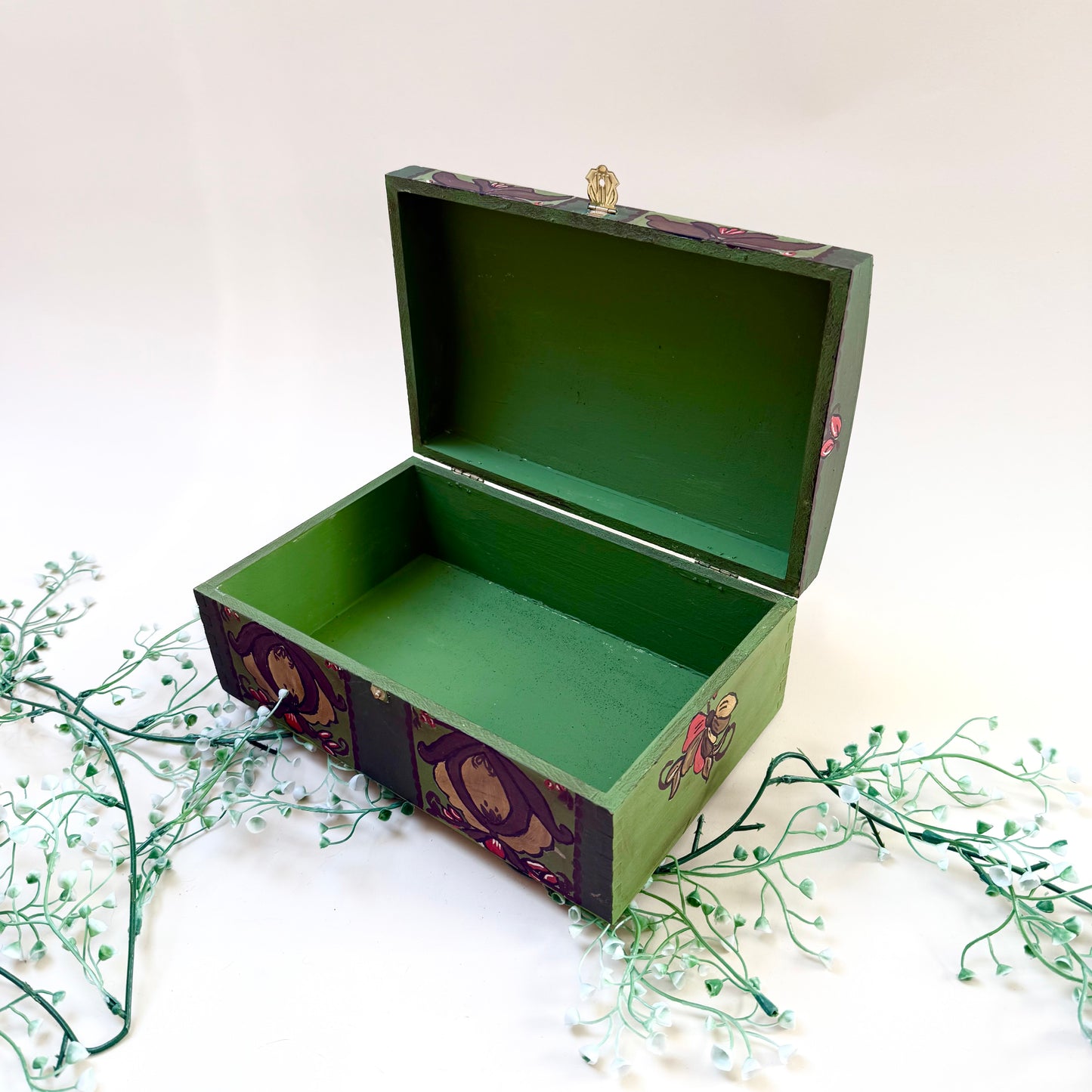 Holzbox handbemalt