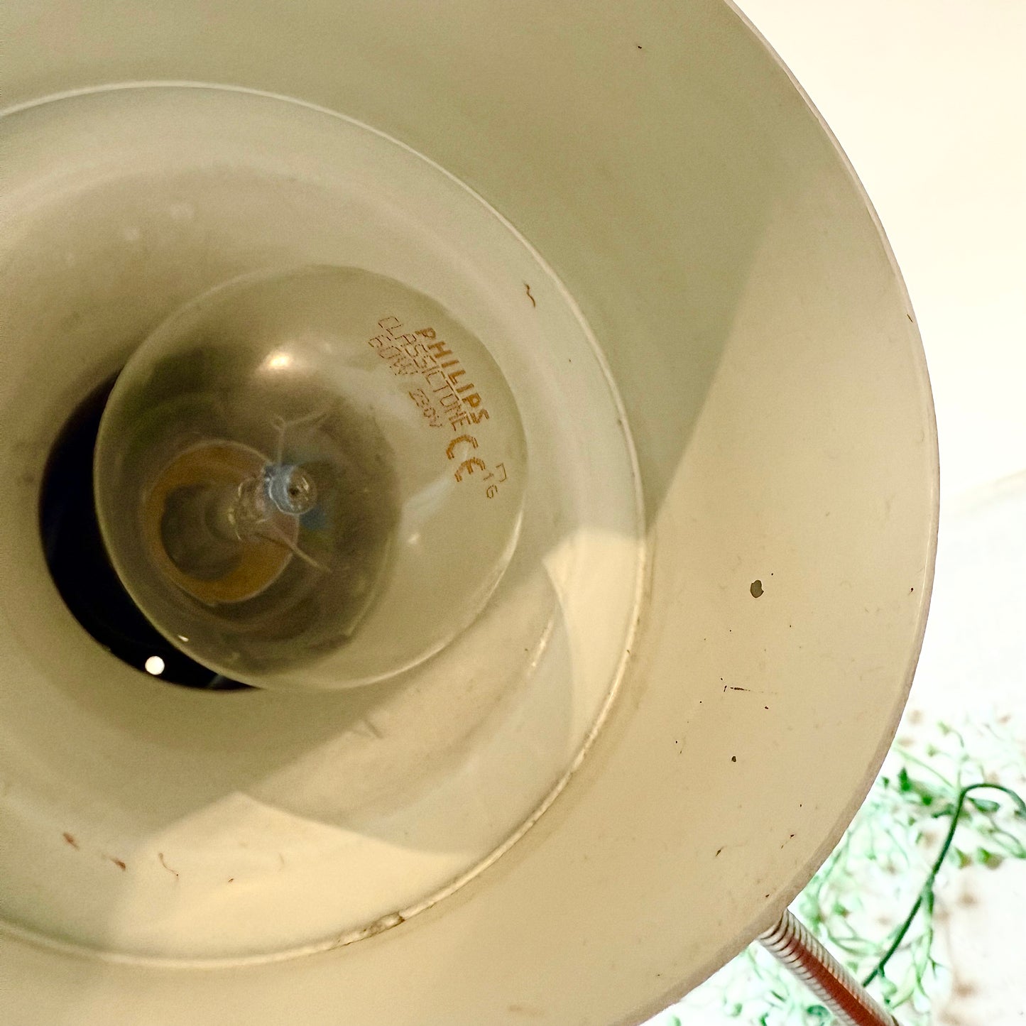 Schreibtischlampe rot
