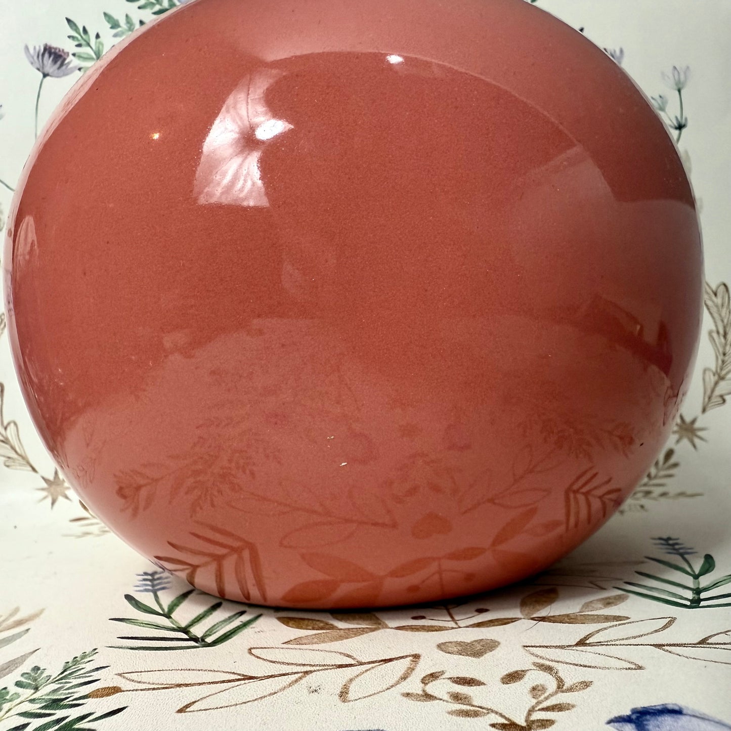 Vase rosa Kugel