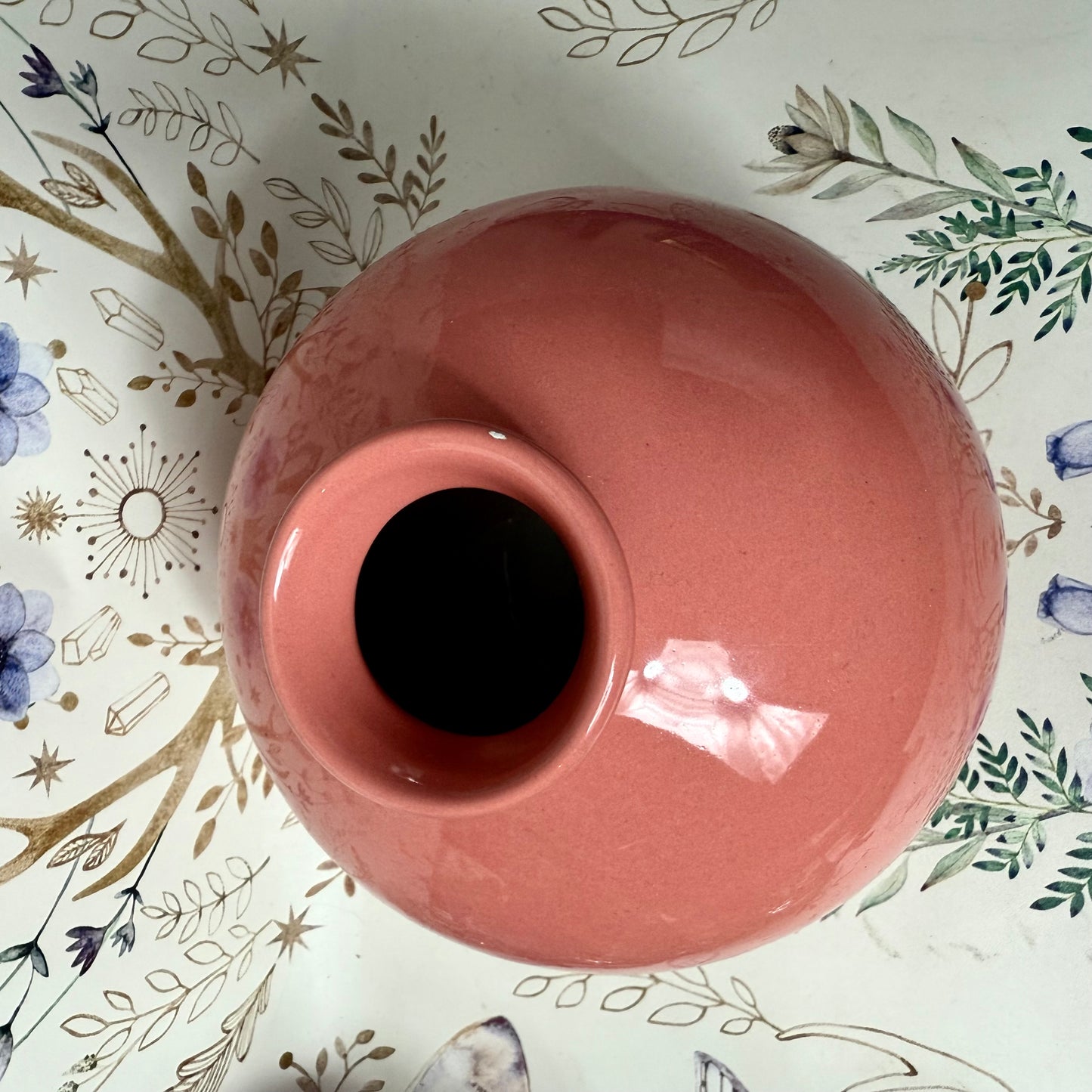 Vase rosa Kugel
