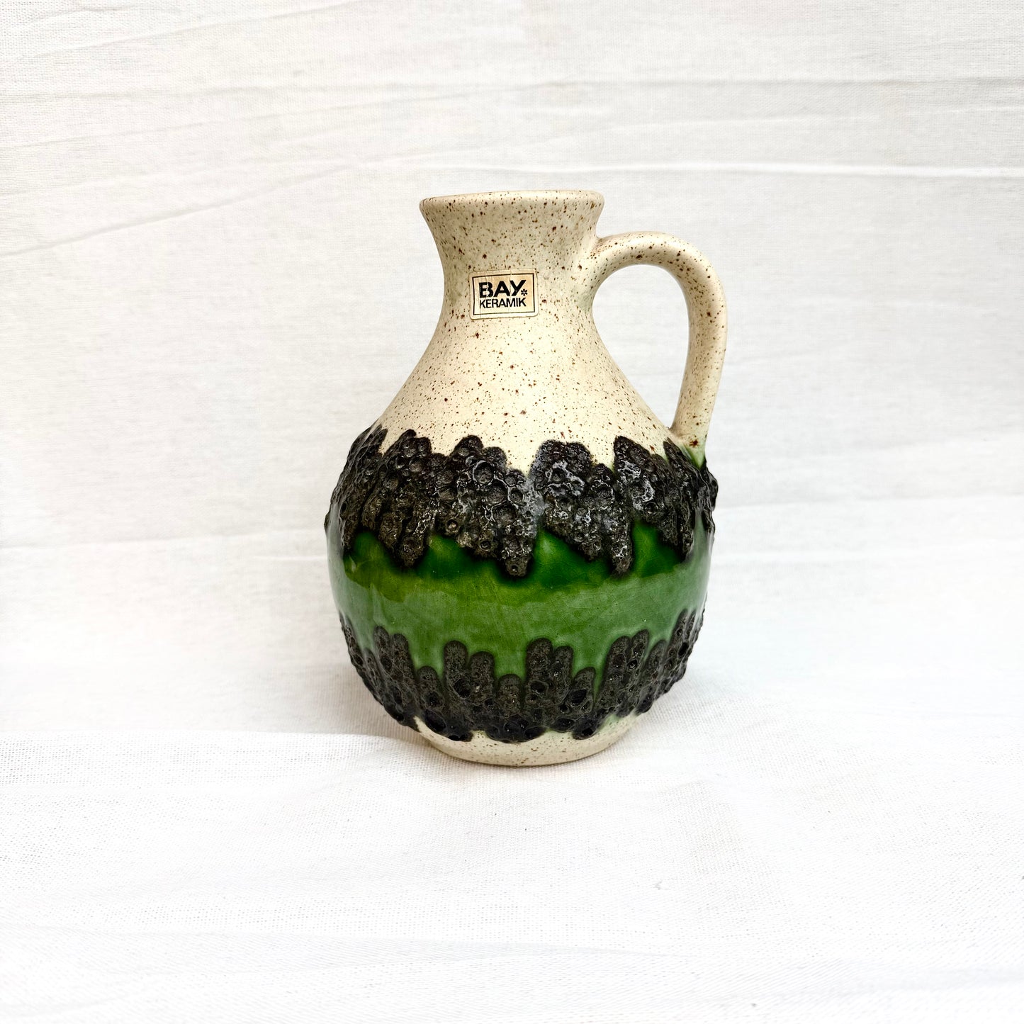 Bay Vase Fat Lava Vase grün