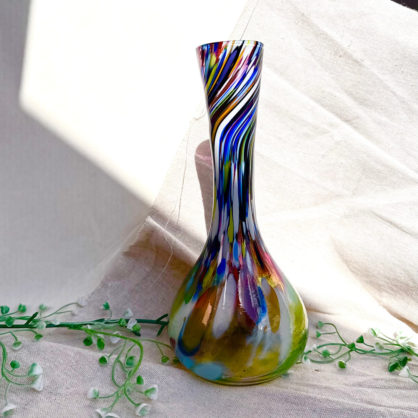 Bunte Glasvase Joska