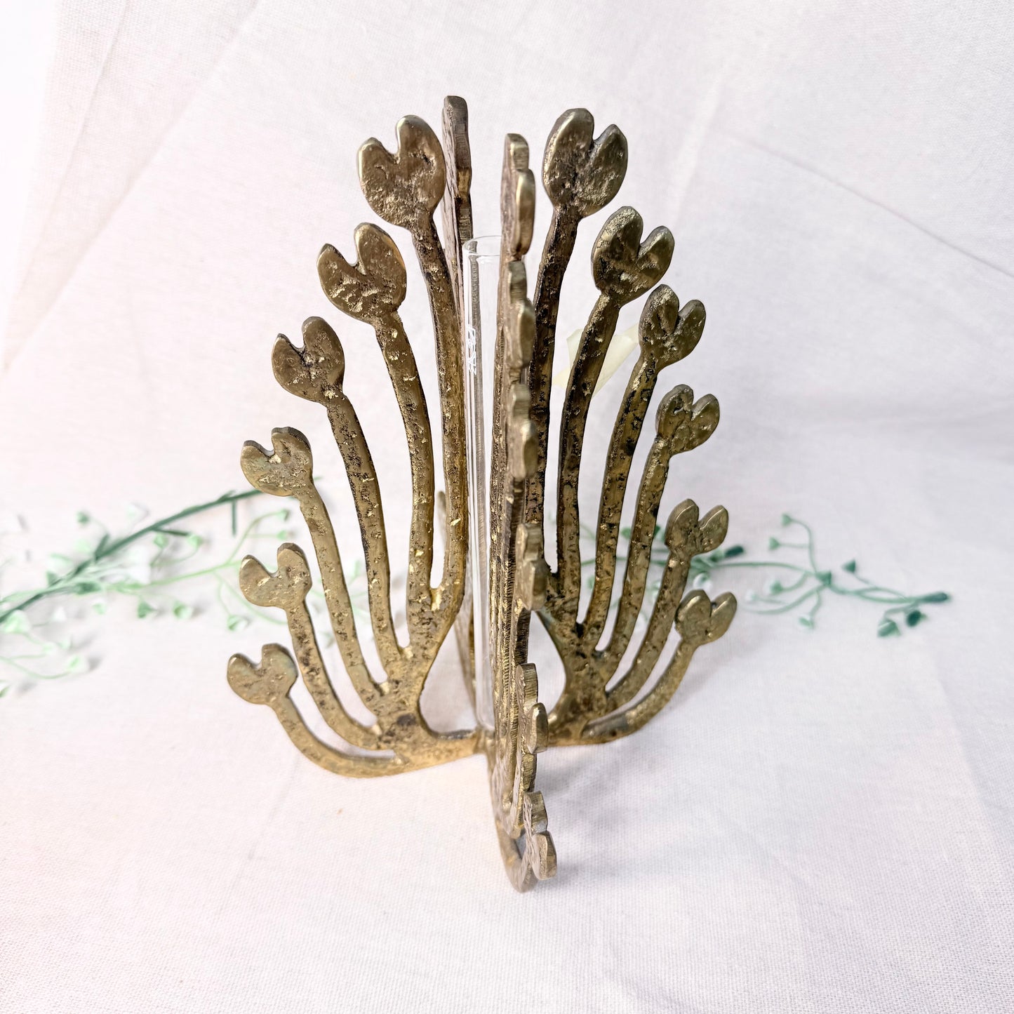 Brutalismus Vase Bronze