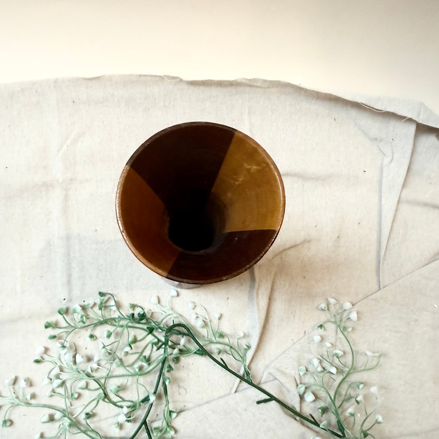 Vase zweifarbig