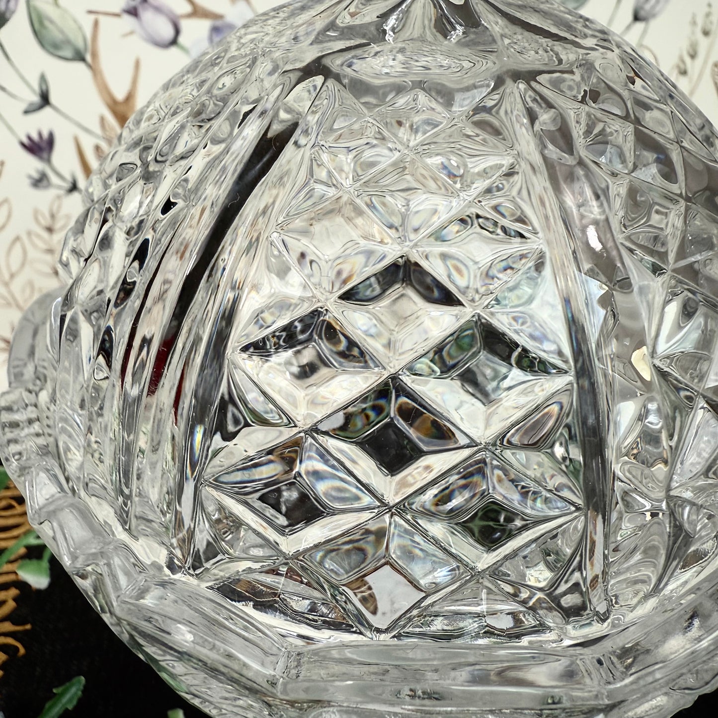 Rosenschale Glas