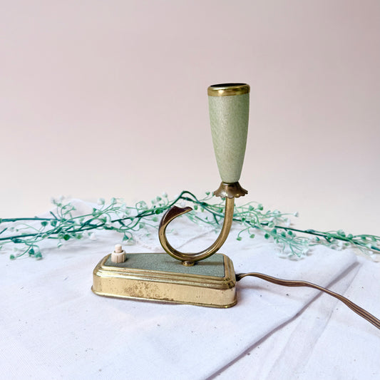 Tischlampe 50s grün