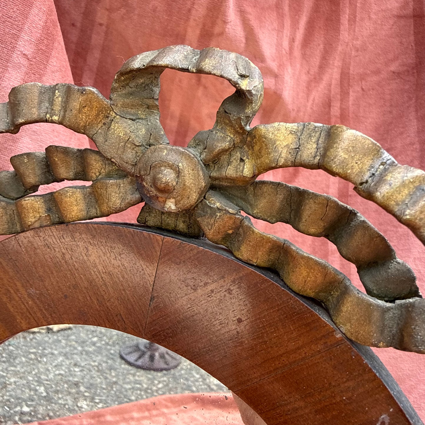 Biedermeier Aufsatz Spiegel