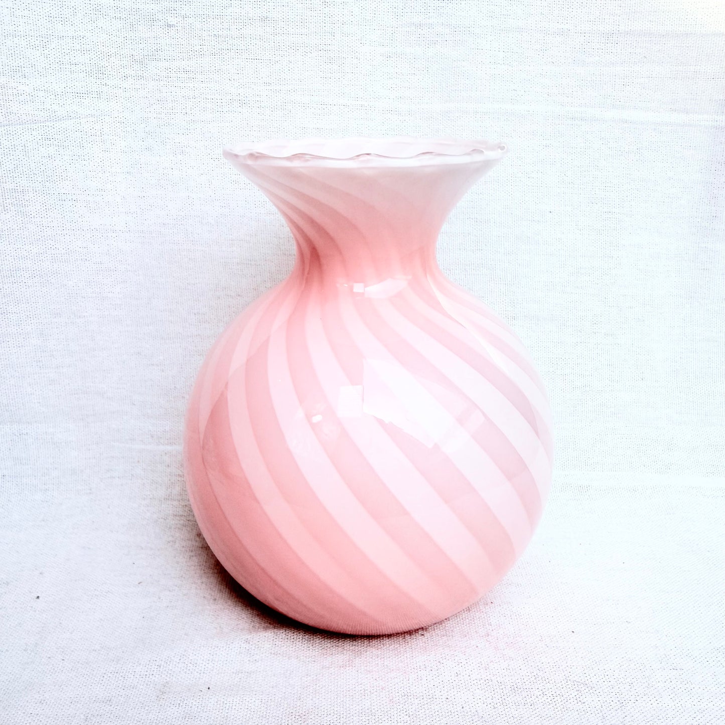 Swirl Bonbon Vase rosa